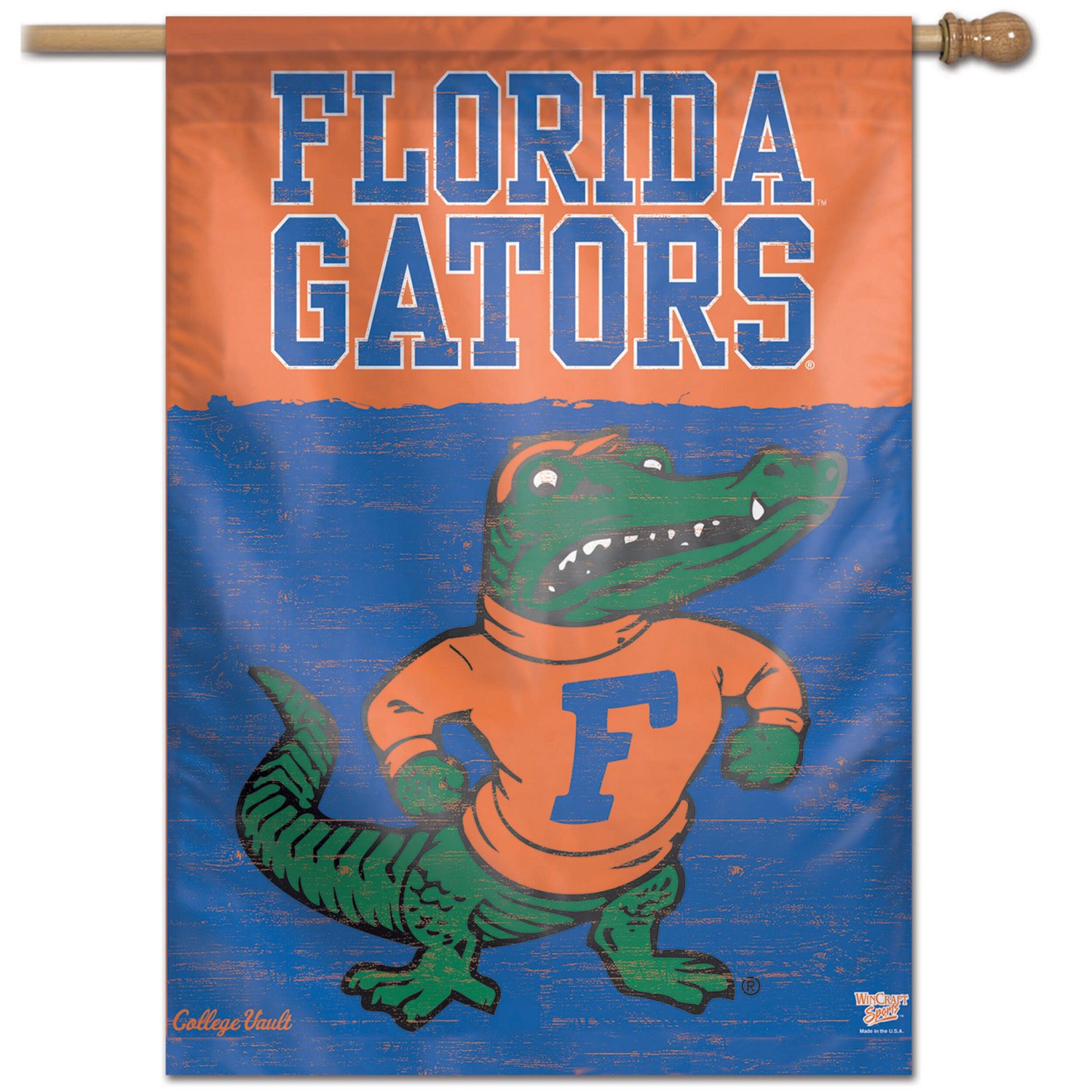WinCraft Florida Gators 28" x 40" College Vault Single-Sided Vertical Banner - view number 1