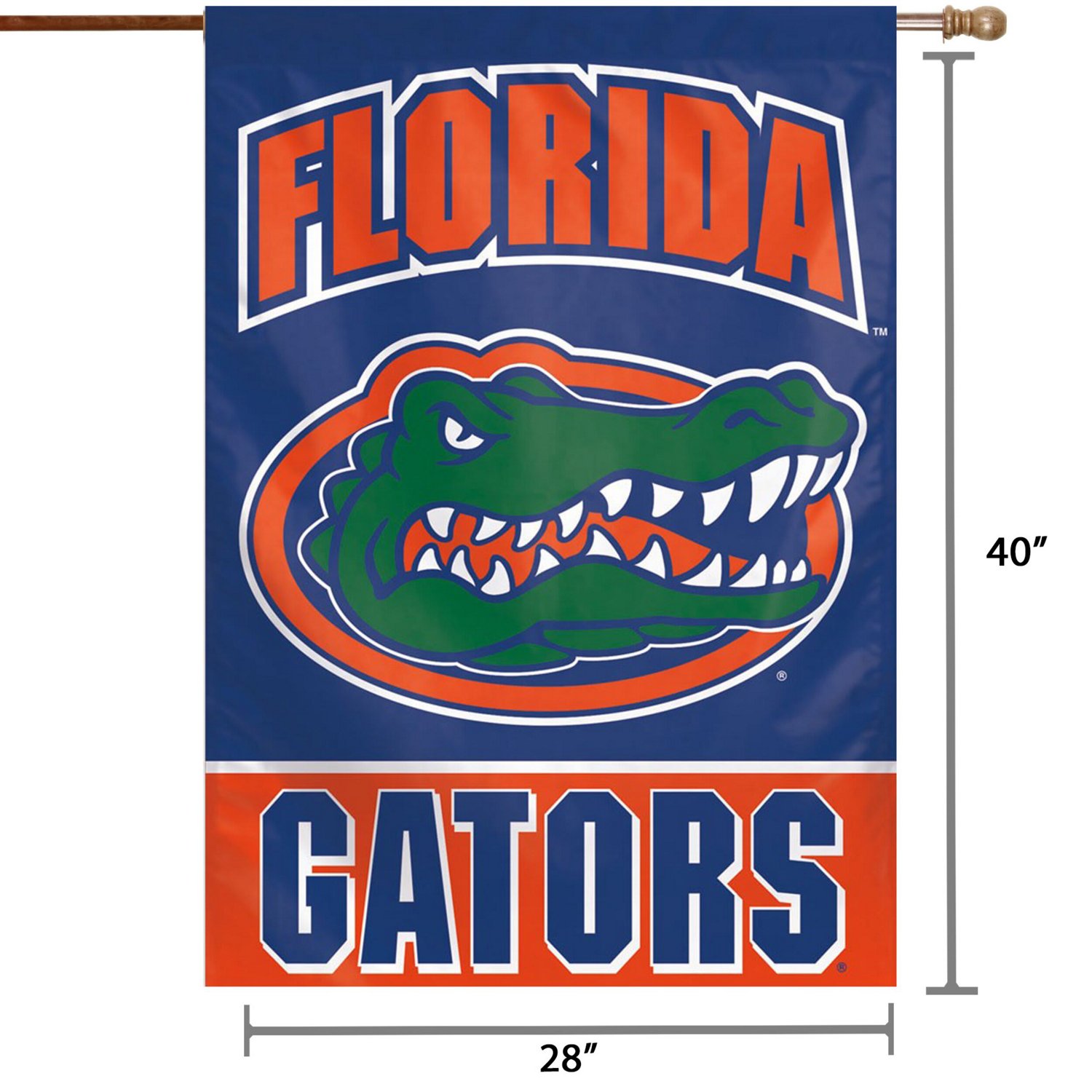 WinCraft Florida Gators 28" x 40" Full Name House Flag - view number 2