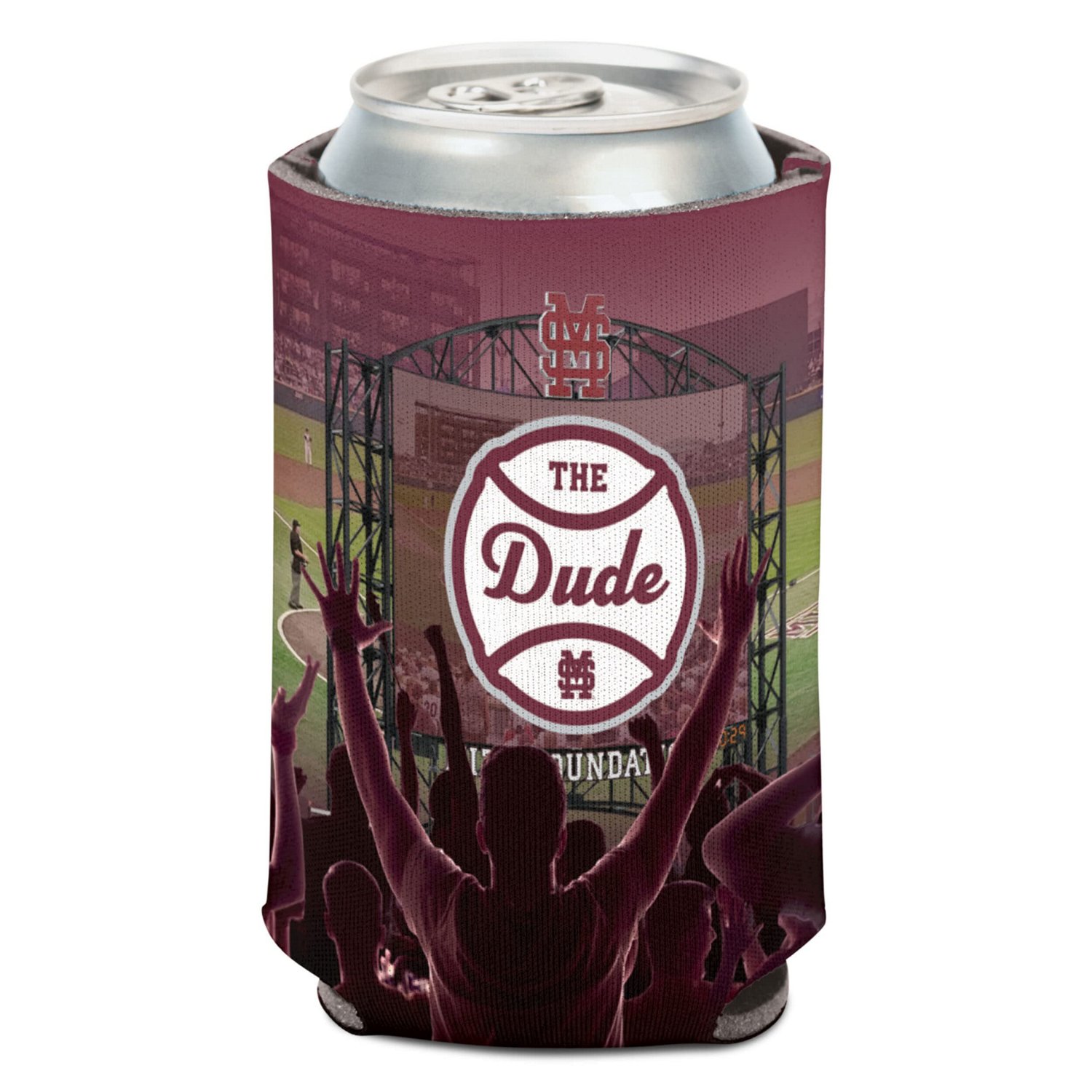WinCraft Mississippi State Bulldogs The Dude Collection 12oz Can Cooler - view number 2