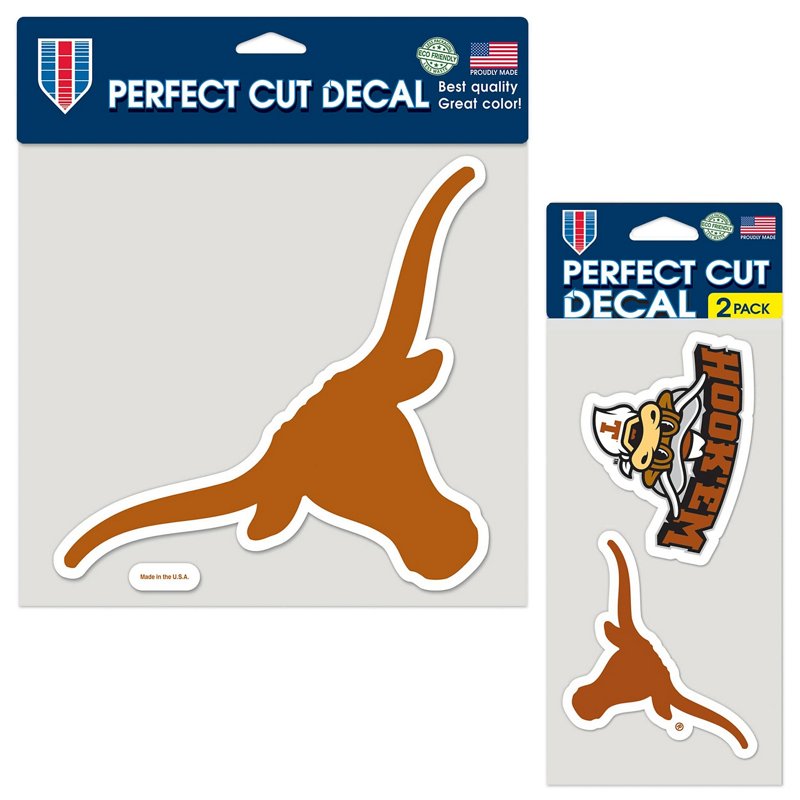 Wincraft Texas Longhorns Three-Pack Perfect Cut Decals-image
