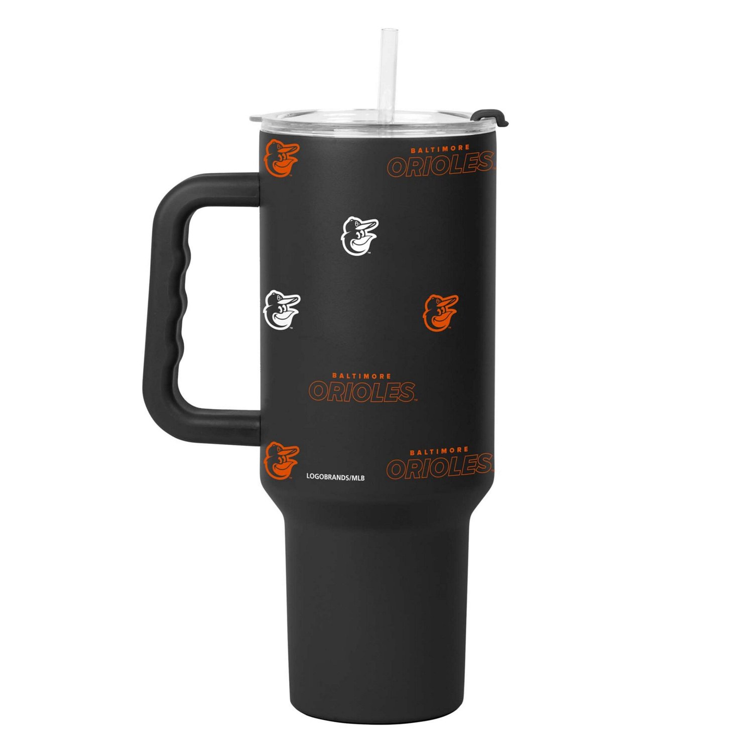 Baltimore Orioles 40oz Step and Repeat Powder Coat Tumbler