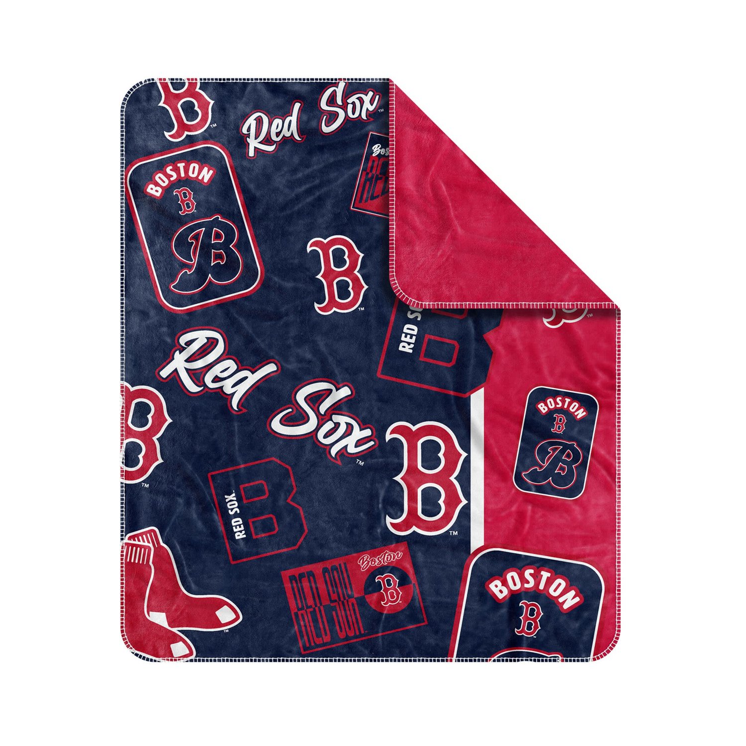 Boston Sox 50" x 60" Dream Weave Throw Blanket - view number 2