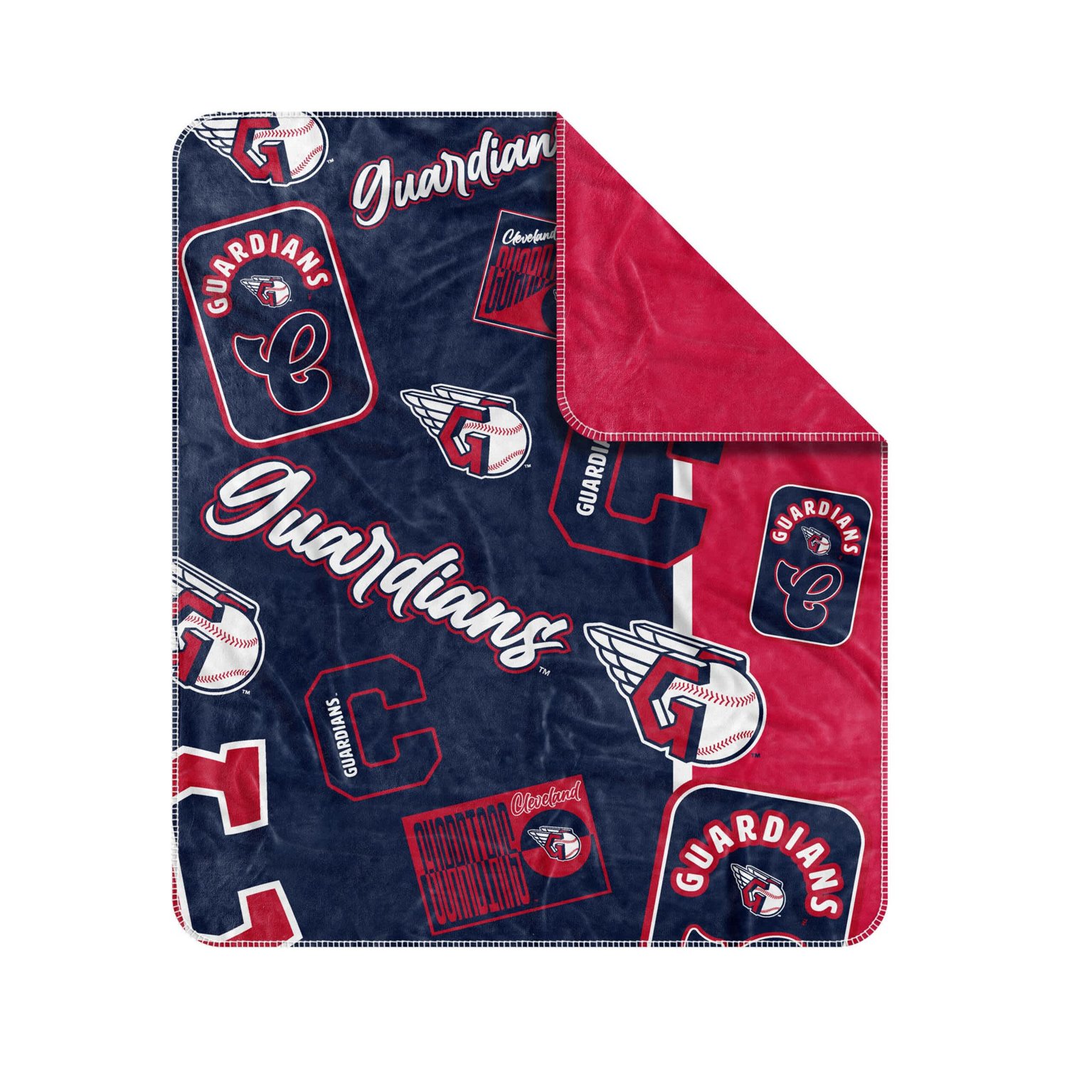 Cleveland Guardians 50" x 60" Dream Weave Throw Blanket - view number 2