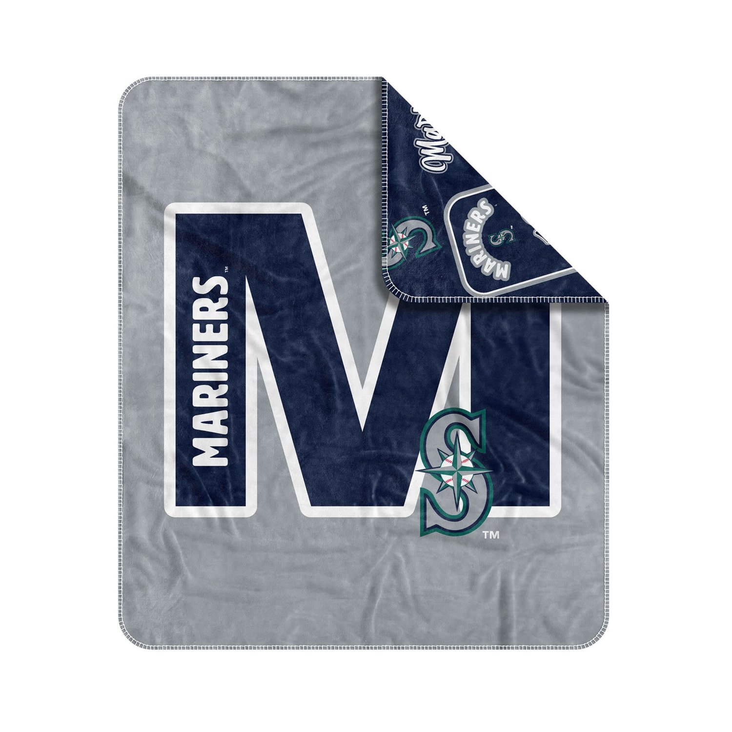 Seattle Mariners 50" x 60" Dream Weave Throw Blanket - view number 3