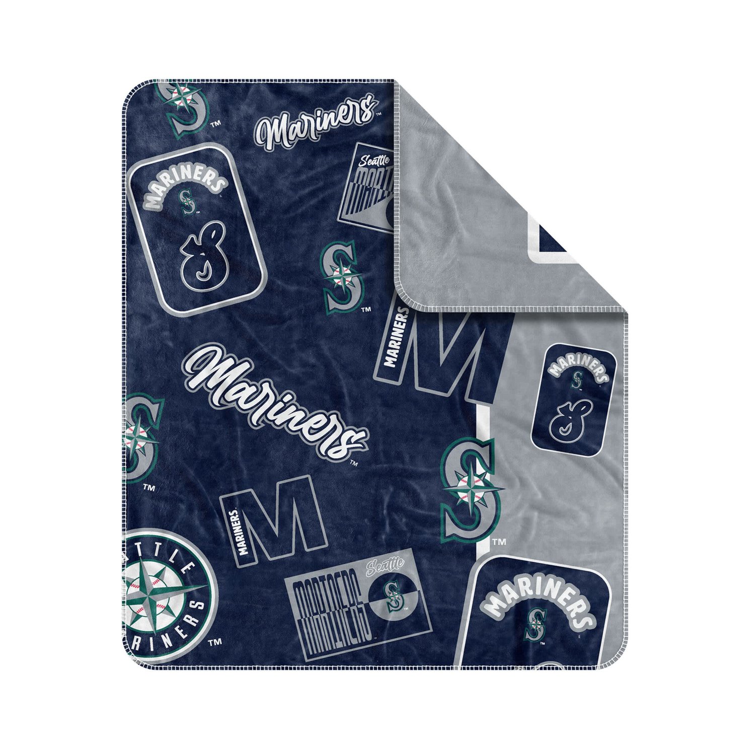 Seattle Mariners 50" x 60" Dream Weave Throw Blanket - view number 2