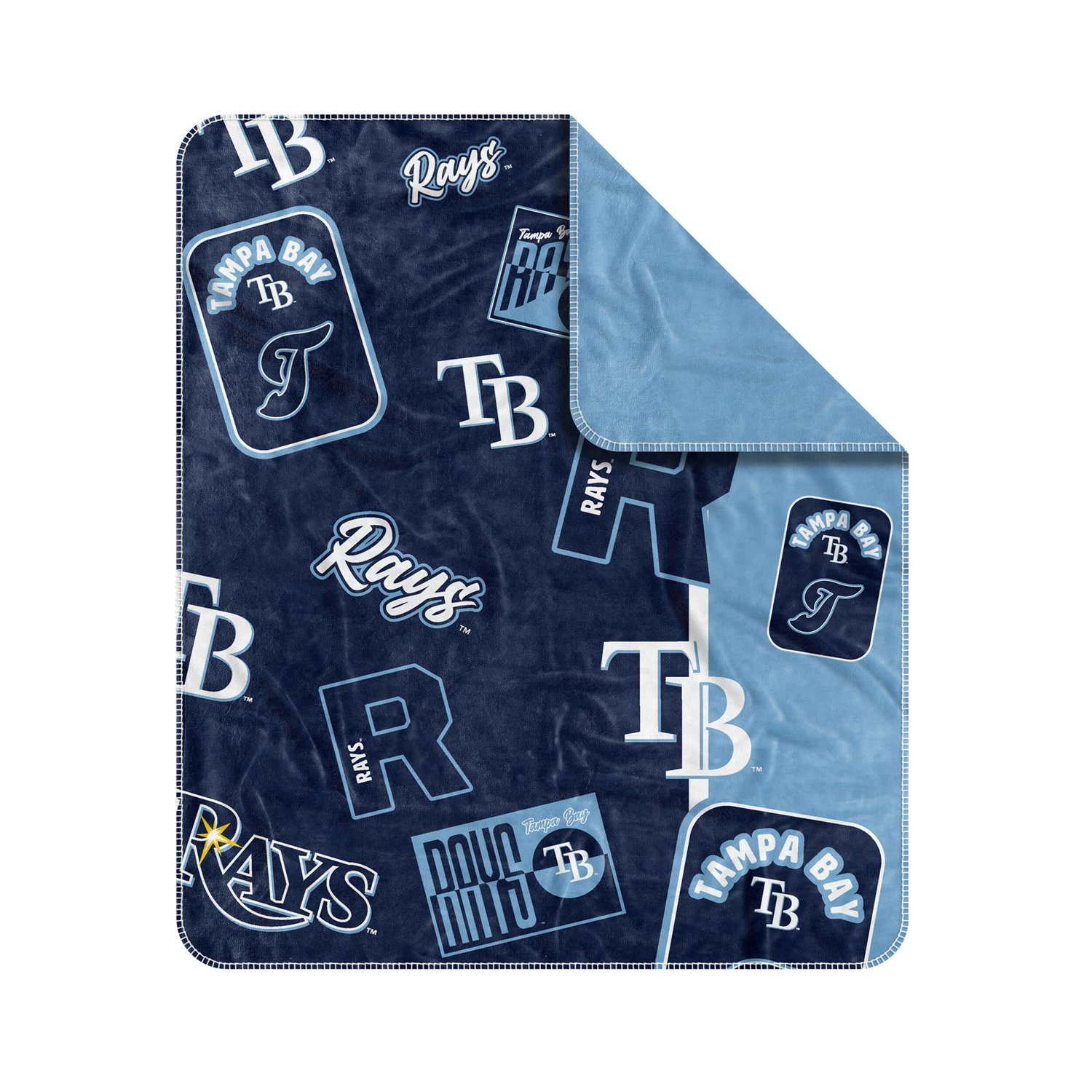 Tampa Bay Rays 50" x 60" Dream Weave Throw Blanket - view number 2