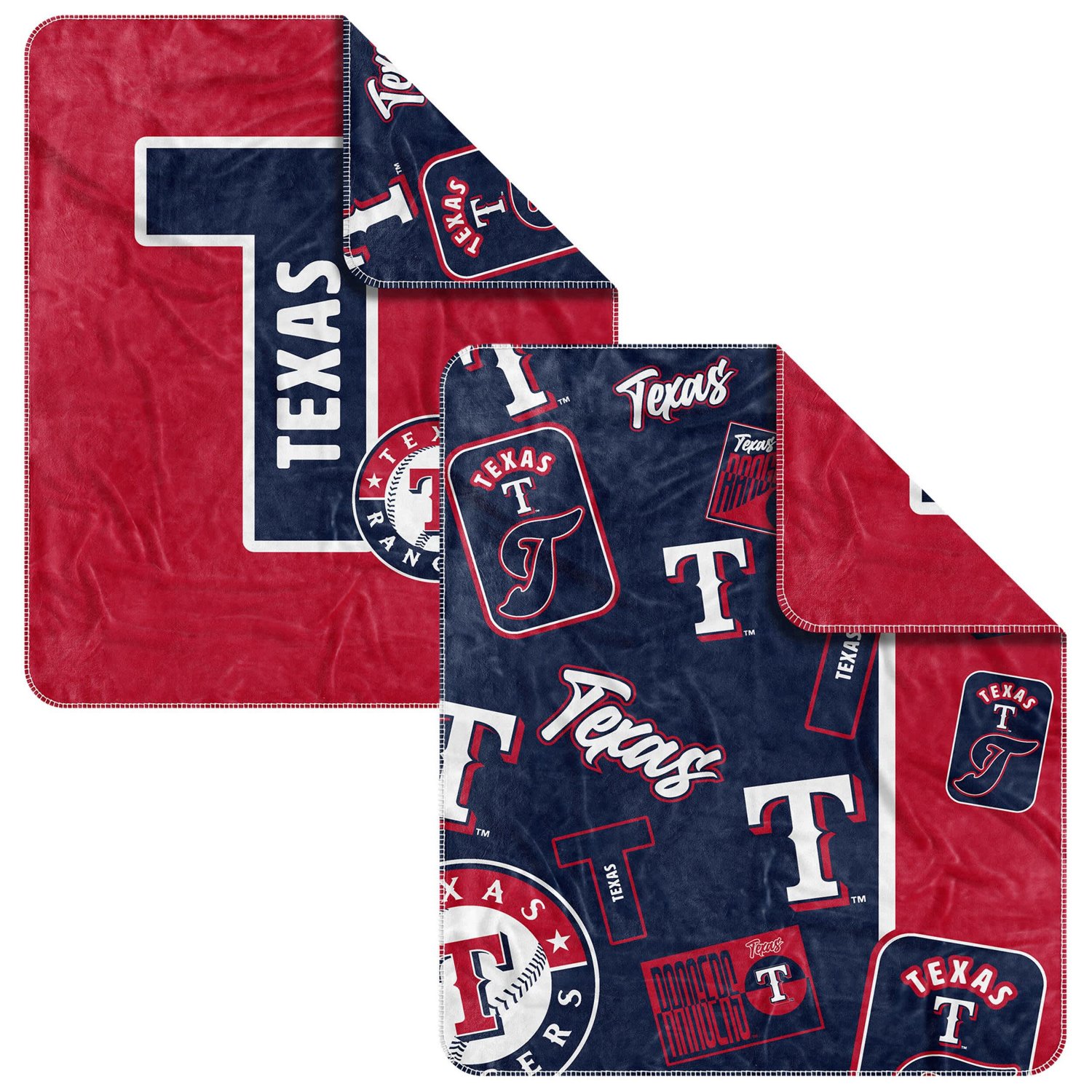 Texas Rangers 50" x 60" Dream Weave Throw Blanket