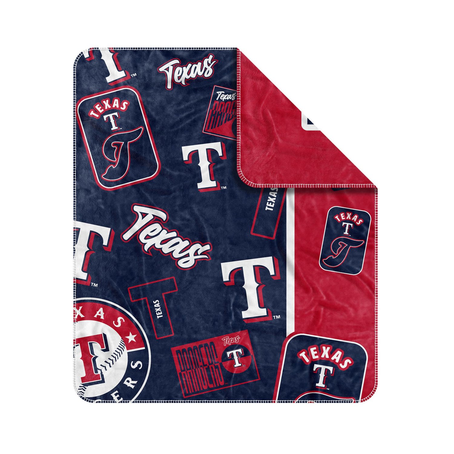Texas Rangers 50" x 60" Dream Weave Throw Blanket - view number 2