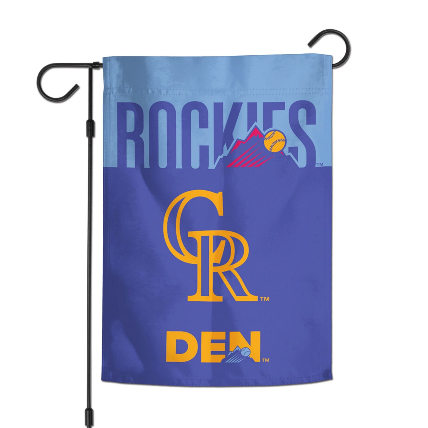 WinCraft Colorado Rockies 2025 City Connect 12" x 18" Double-Sided Garden Flag - view number 2