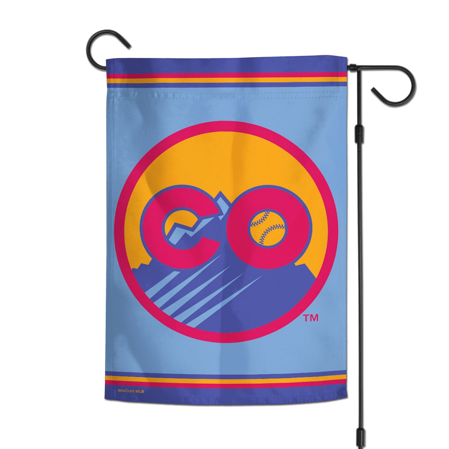 WinCraft Colorado Rockies 2025 City Connect 12" x 18" Double-Sided Garden Flag - view number 4