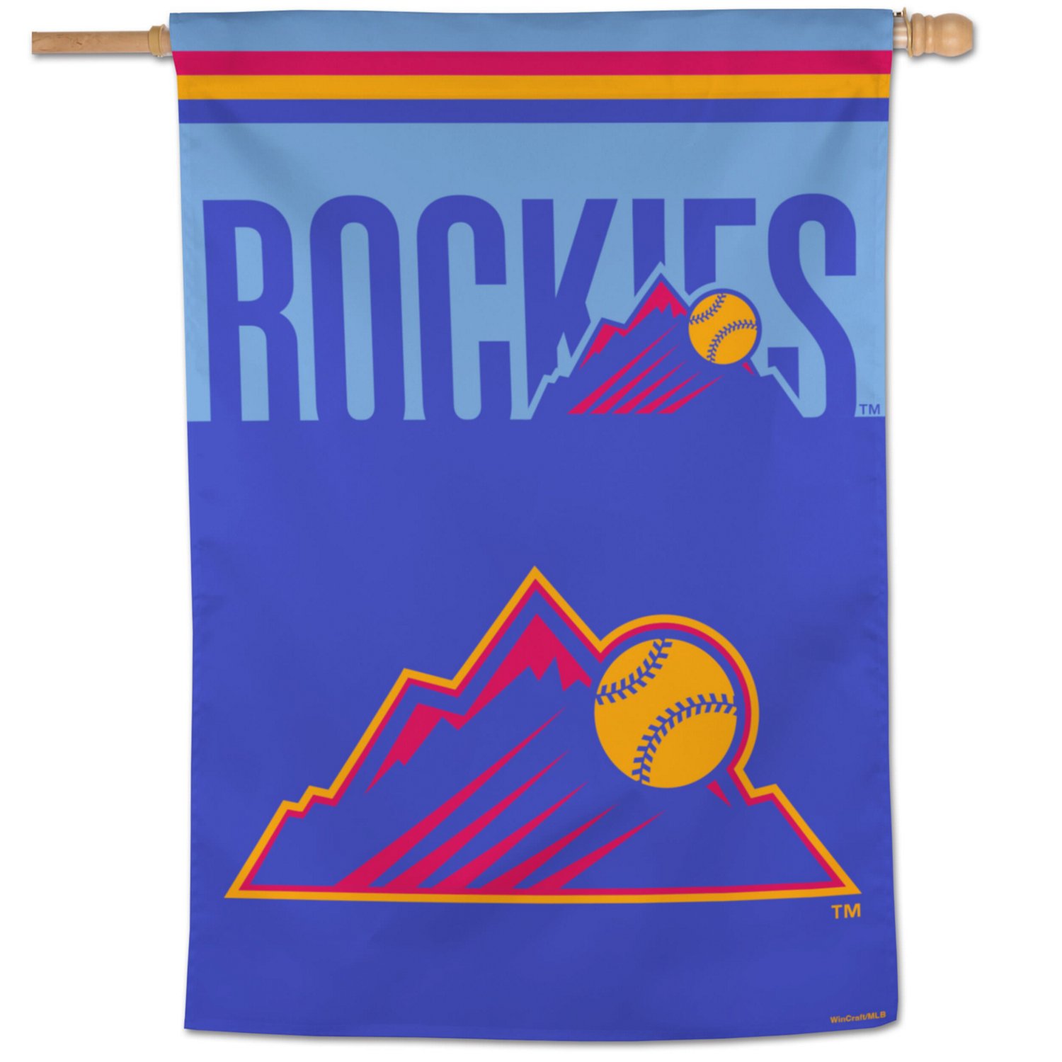 WinCraft Colorado Rockies 2025 City Connect 28" x 40" Single-Sided Vertical Banner - view number 2
