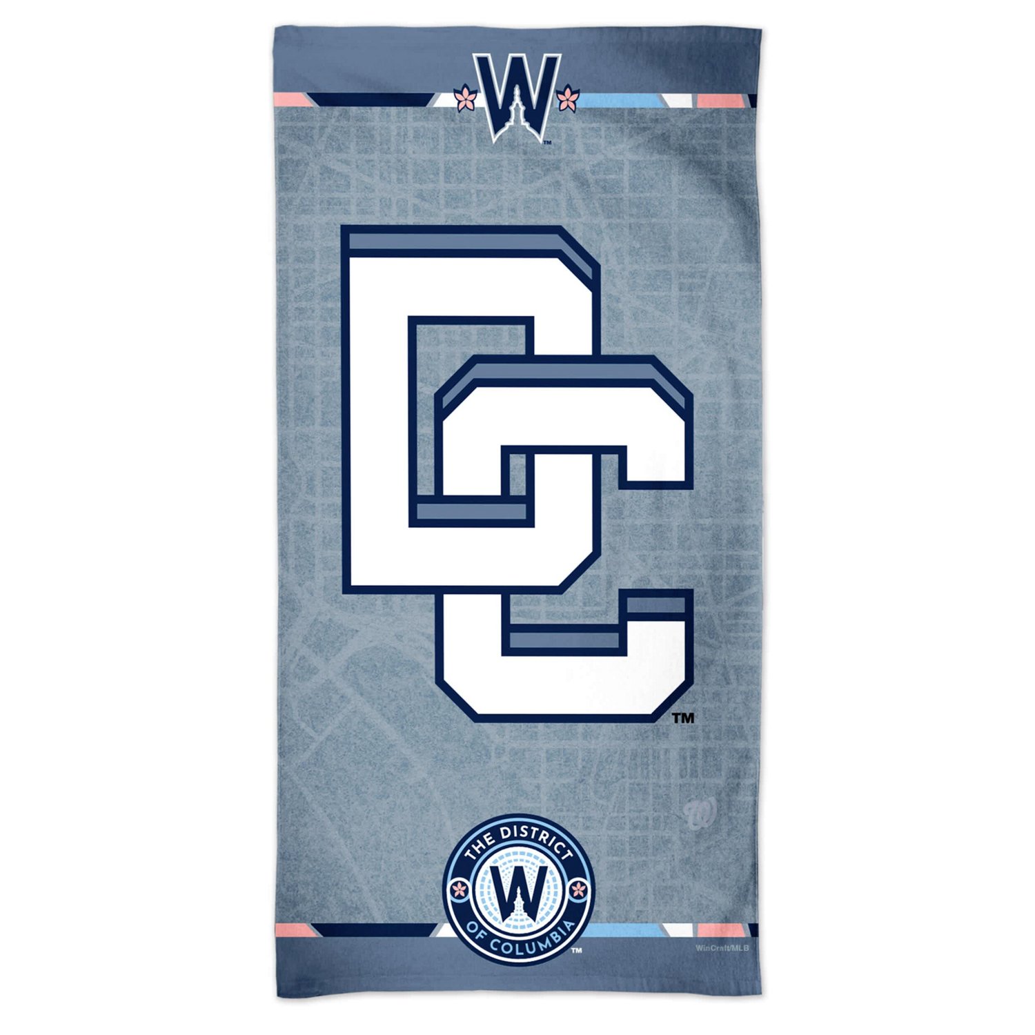 WinCraft Washington Nationals 2025 City Connect 30" x 60" Beach Towel - view number 1