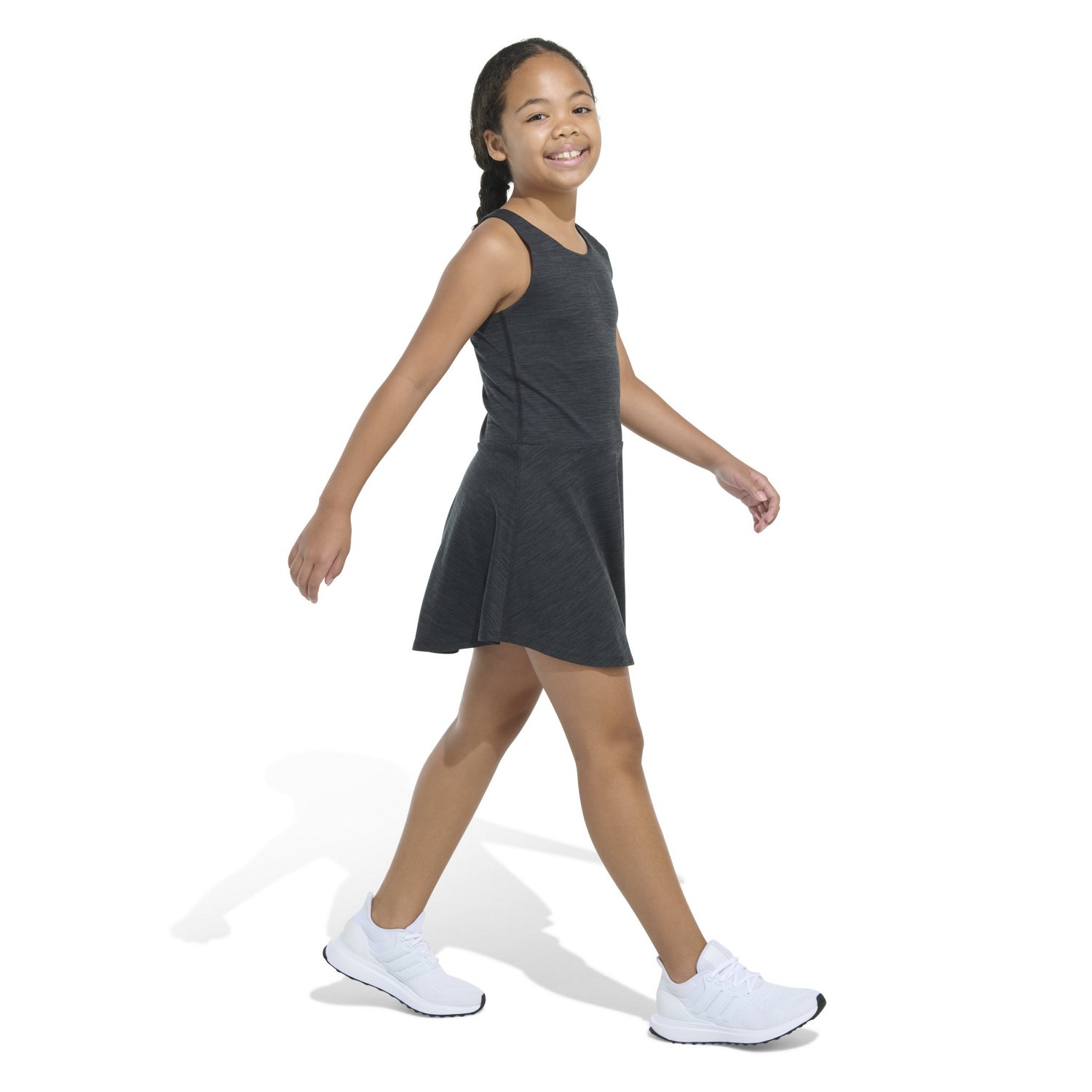adidas Girls' Melange Flounce Dress - view number 4