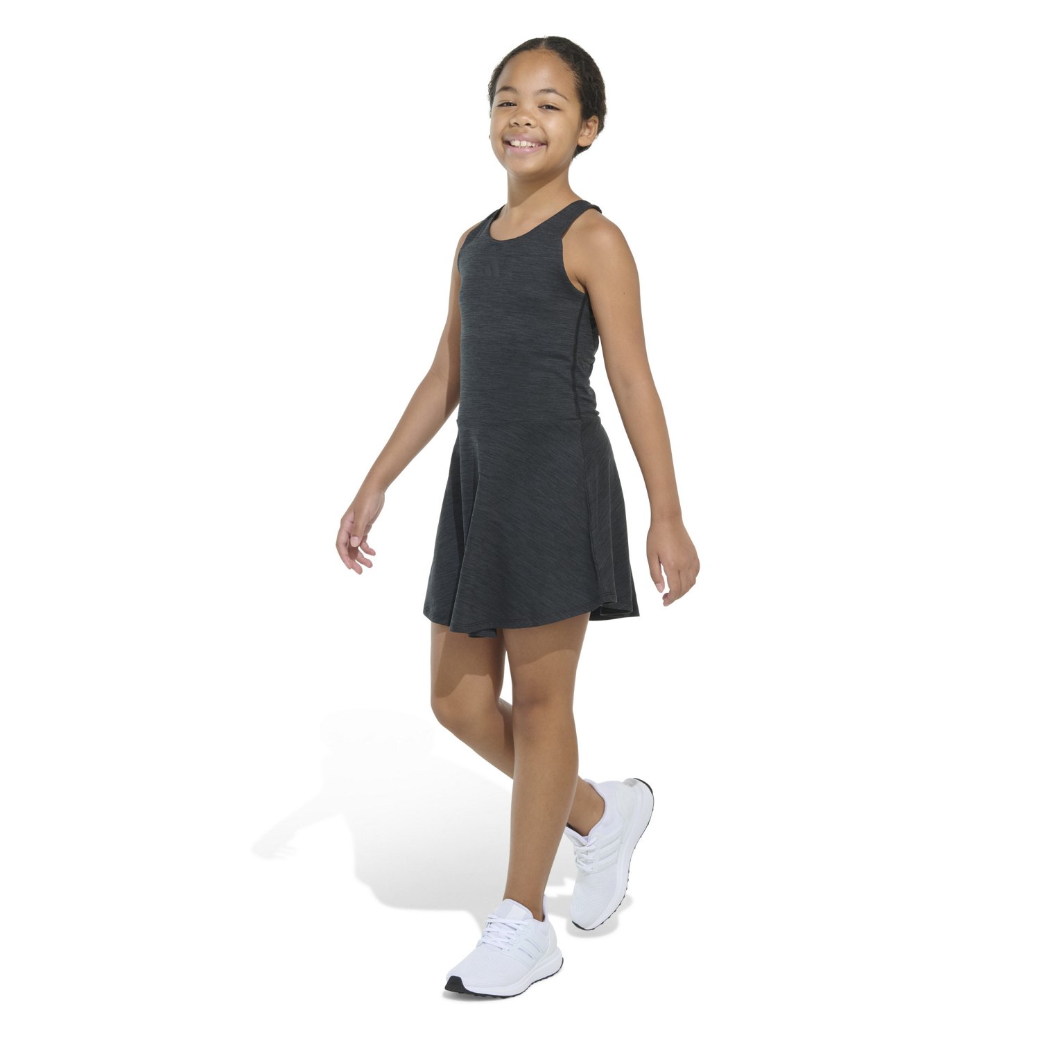adidas Girls' Melange Flounce Dress - view number 2