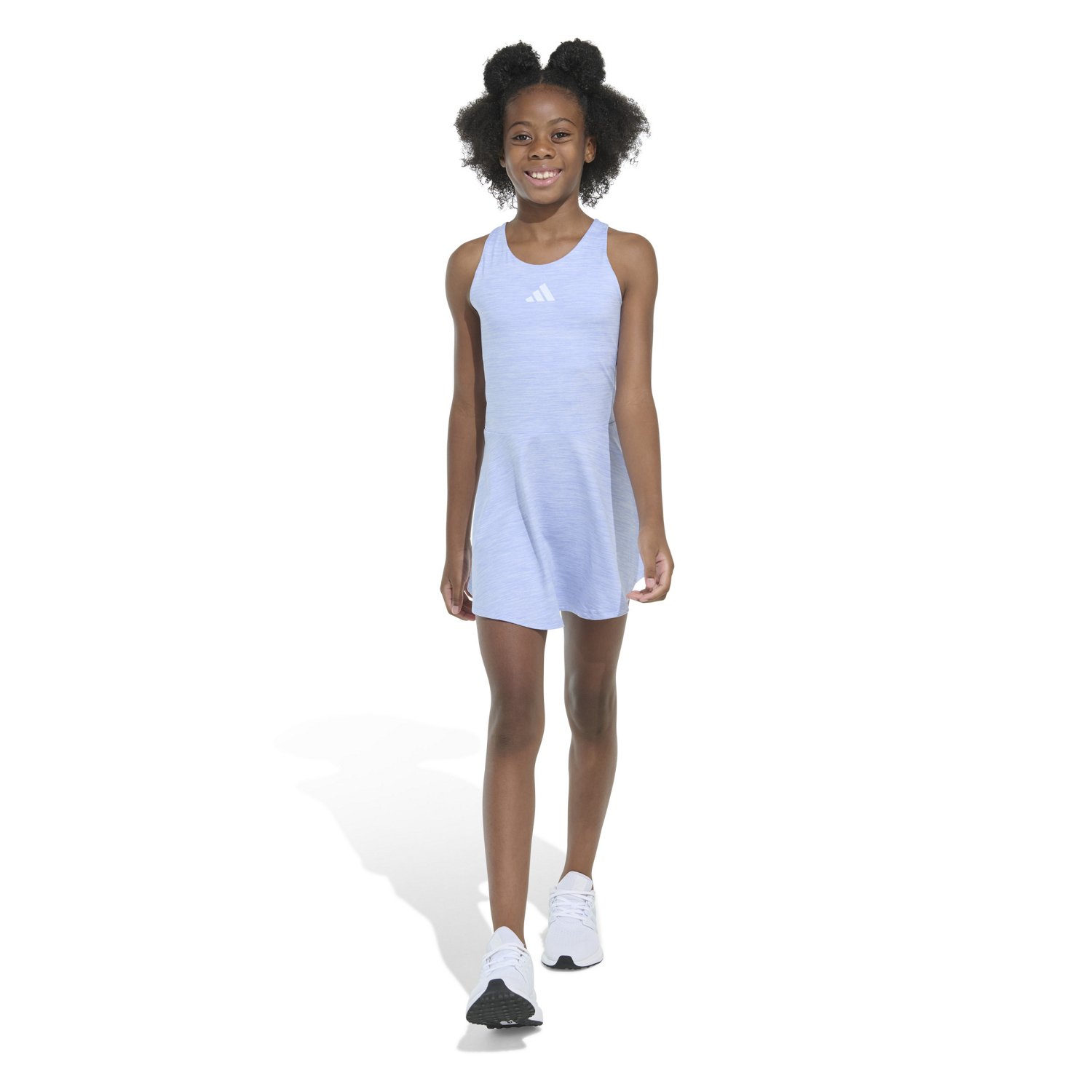 adidas Girls' Melange Flounce Dress - view number 1