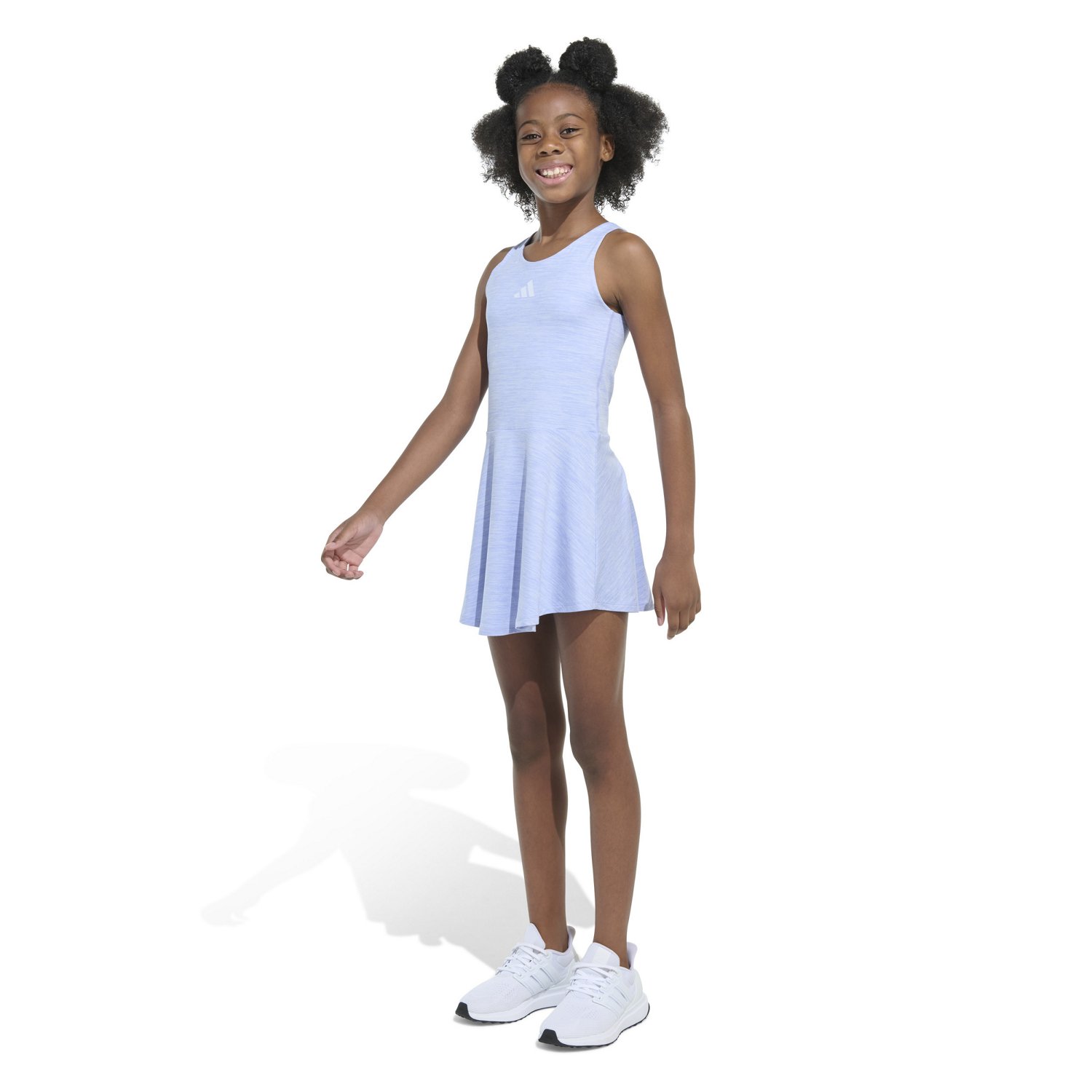 adidas Girls' Melange Flounce Dress - view number 2