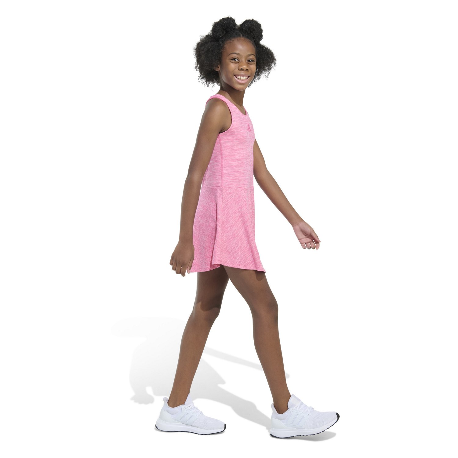 adidas Girls' Melange Flounce Dress - view number 4