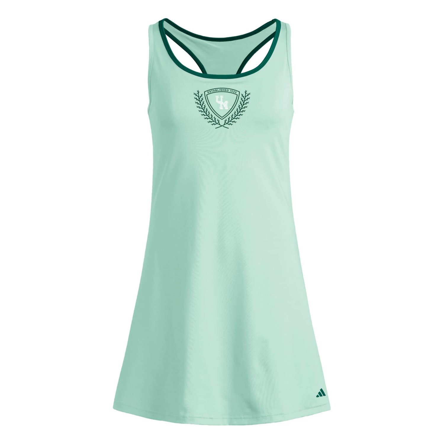 adidas Miami Hurricanes Spring Fling Active Racerback Skort Dress - view number 2
