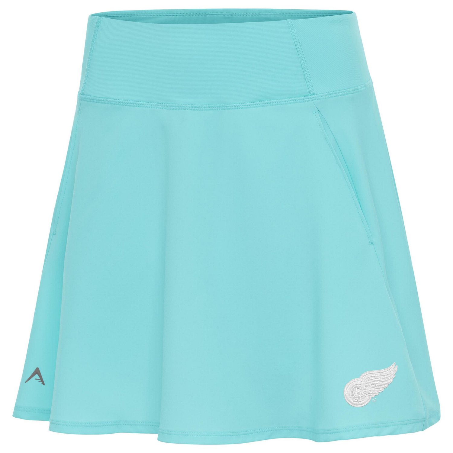 Antigua Powder Detroit Red Wings White Logo Chip Skort