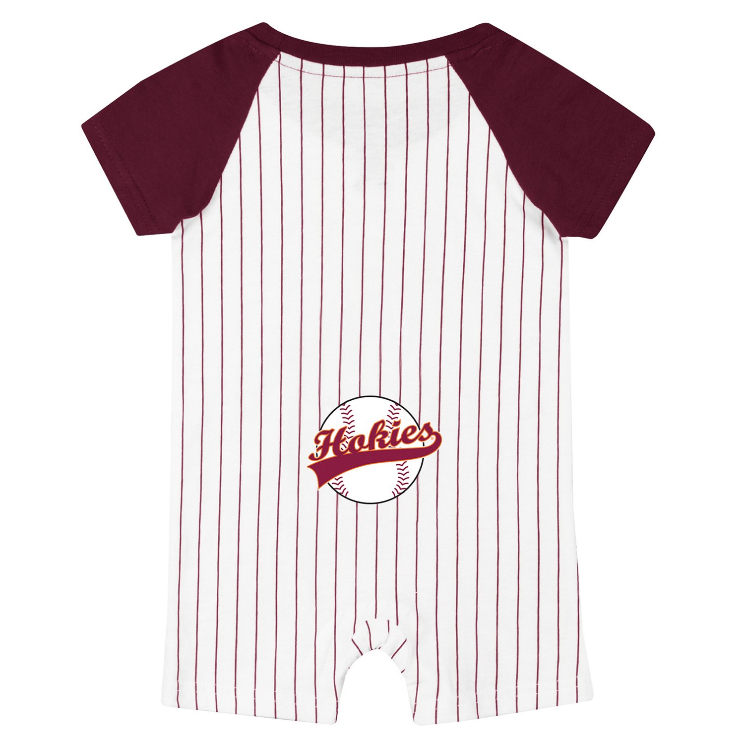 Colosseum Athletics Infant Boys' Virginia Tech Viper Bite Baseball Romper
