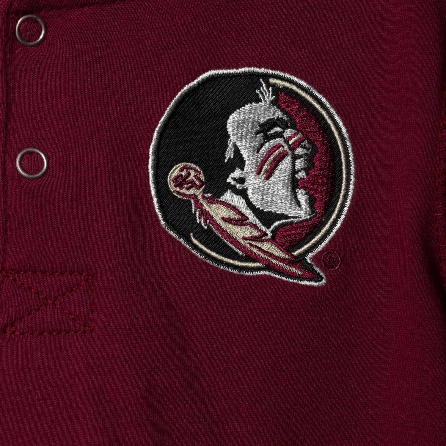 Colosseum Heathered Gray Florida State Seminoles Poppies Hoodie and Sweatpants Set - view number 3