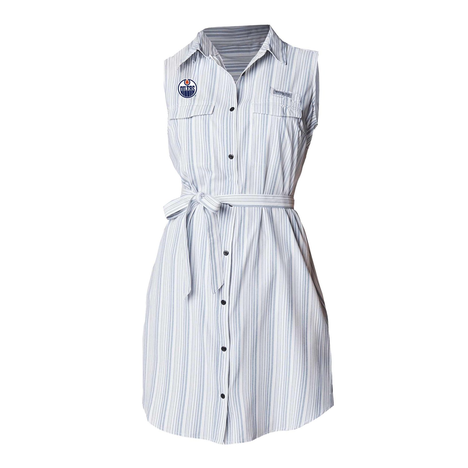 Columbia Light Edmonton Oilers Sun Drifter Woven Dress                                                                           - view number 2