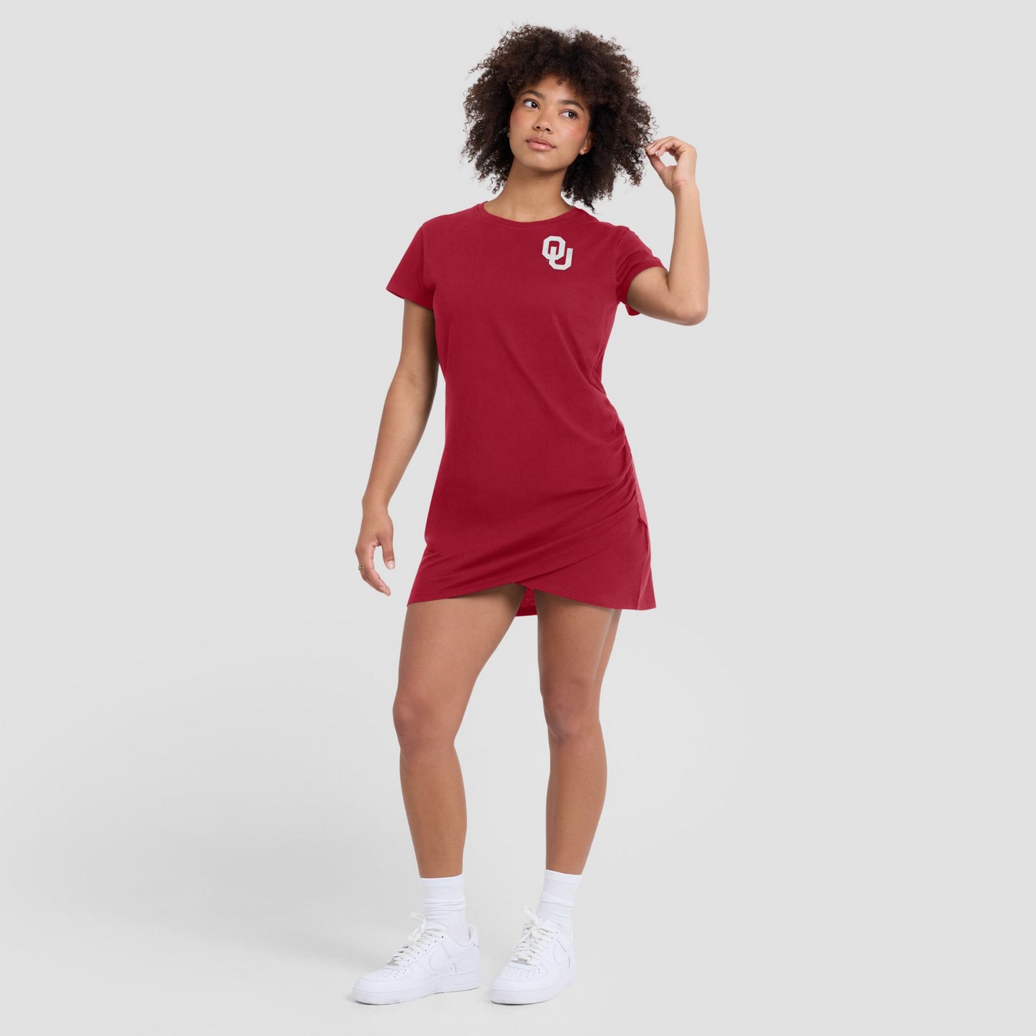Fanatics Oklahoma Sooners Relaxed Fit Drape T-Shirt Dress                                                                        - view number 4