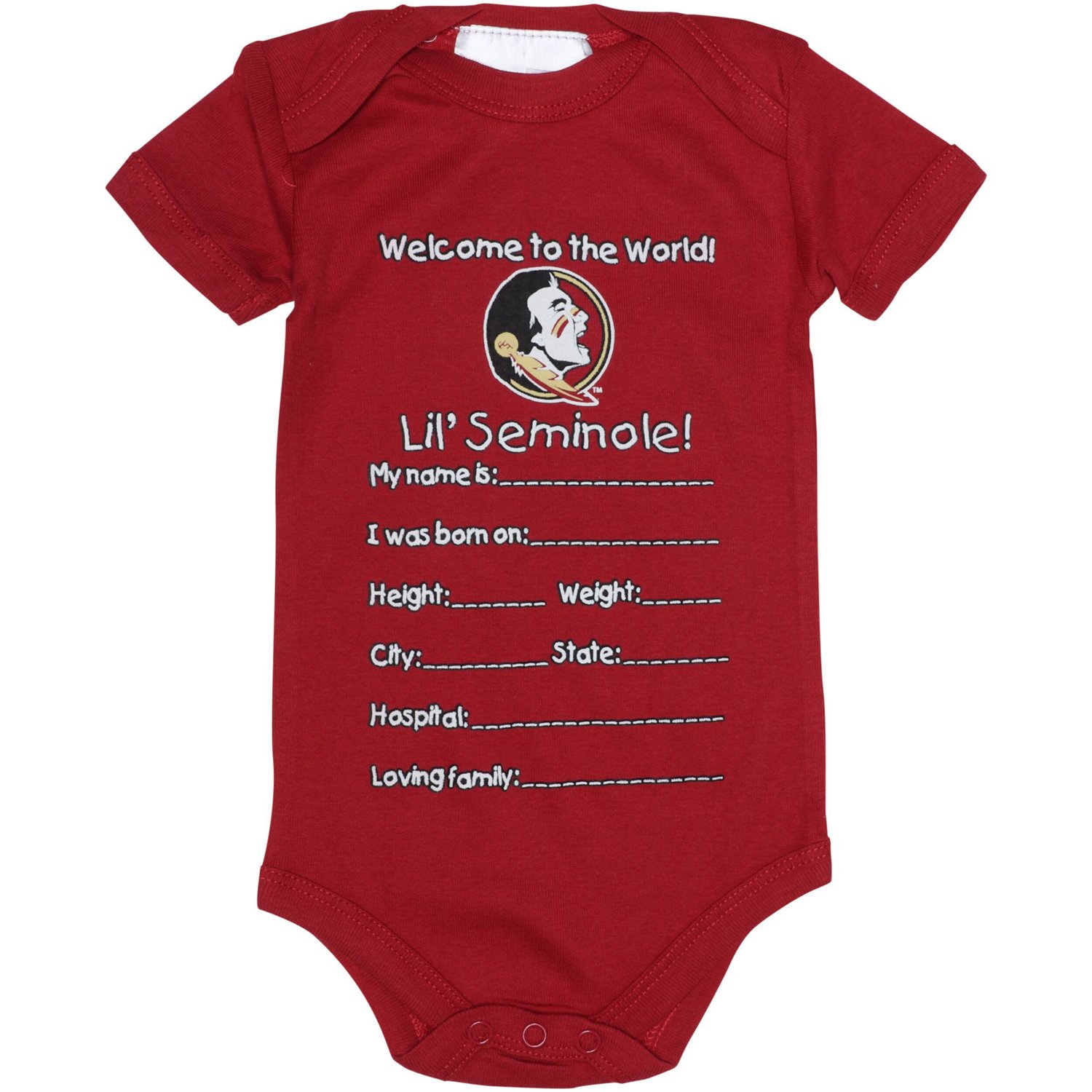 Florida State Seminoles Newborn Welcome to the World Creeper -