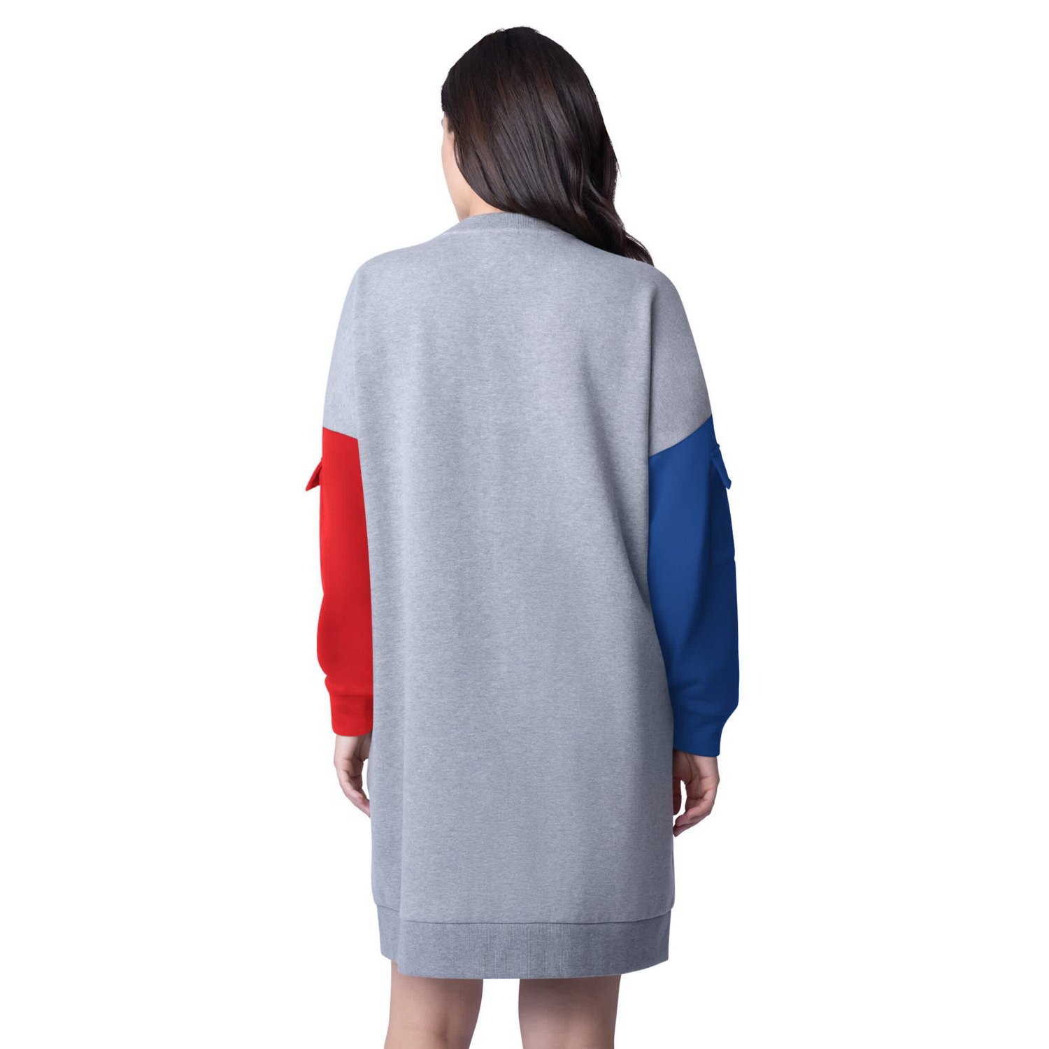 G-III 4Her by Carl Banks Chicago Cubs Free Ball Long Sleeve Sneaker Dress - view number 2