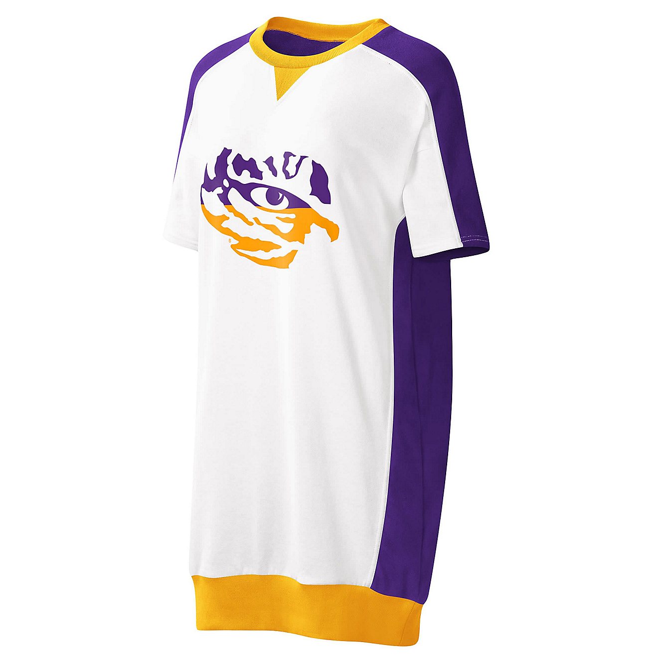 G-III 4Her by Carl Banks LSU Tigers Home Run T-Shirt Dress                                                                       - view number 2