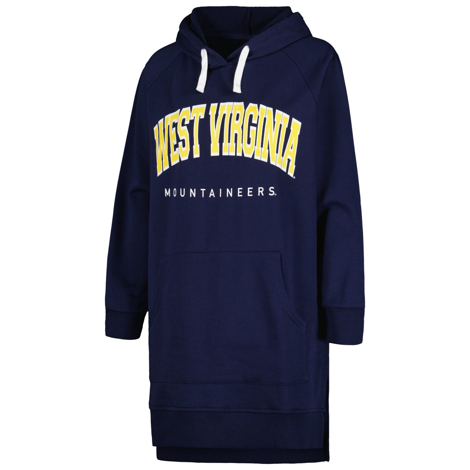 Gameday Couture West Virginia Mountaineers Take a Knee Raglan Hooded Sweatshirt Dress - view number 2