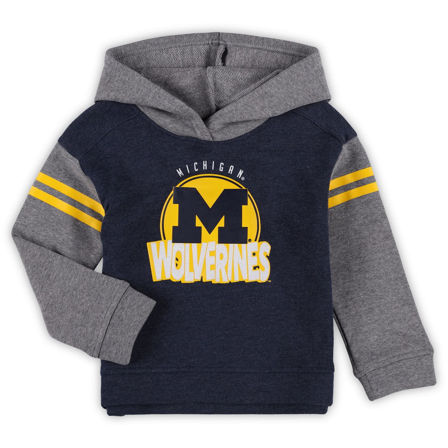 Girls Michigan Wolverines Clubhouse Pullover Hoodie and Legging Set - view number 2