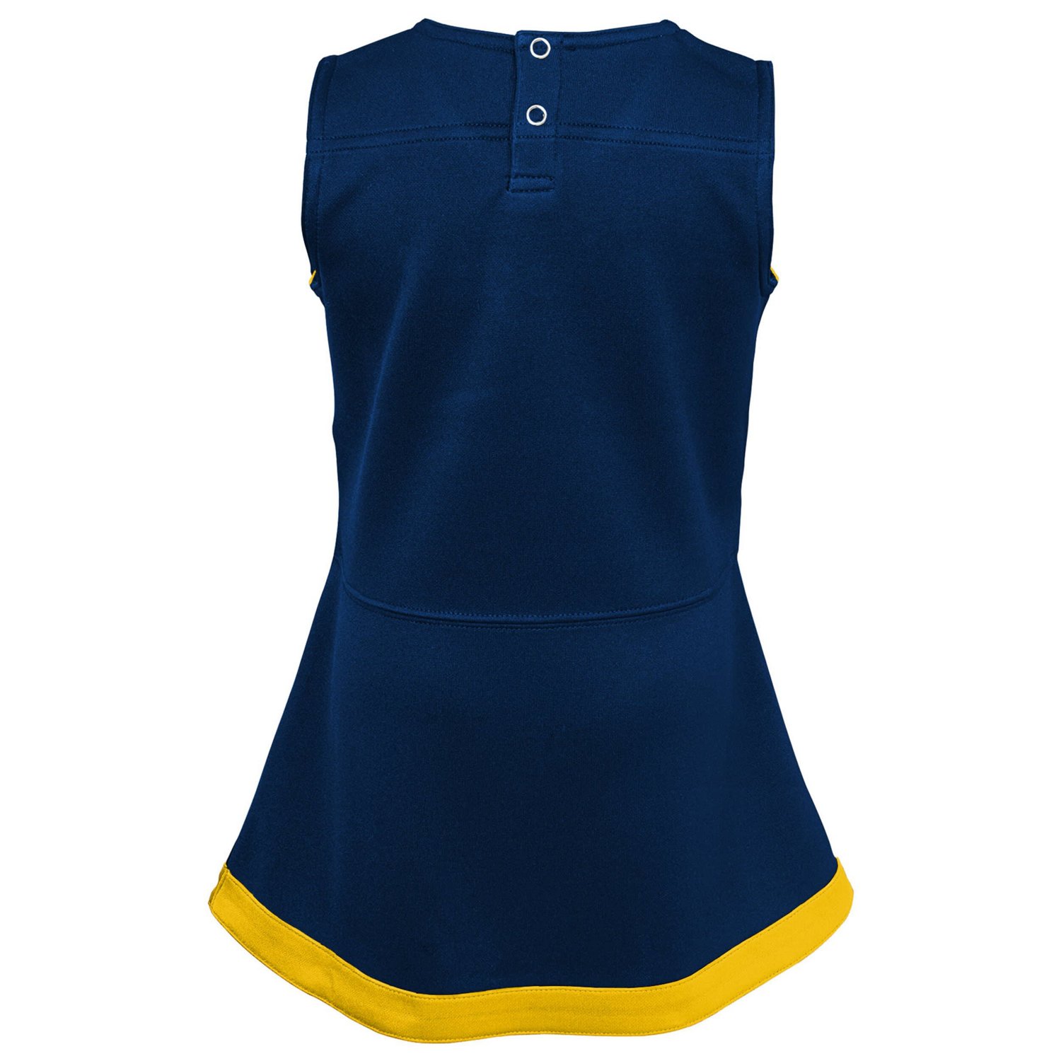 Girls Preschool Michigan Wolverines Two-Piece Cheer Captain Jumper Dress  Bloomers Set - view number 3