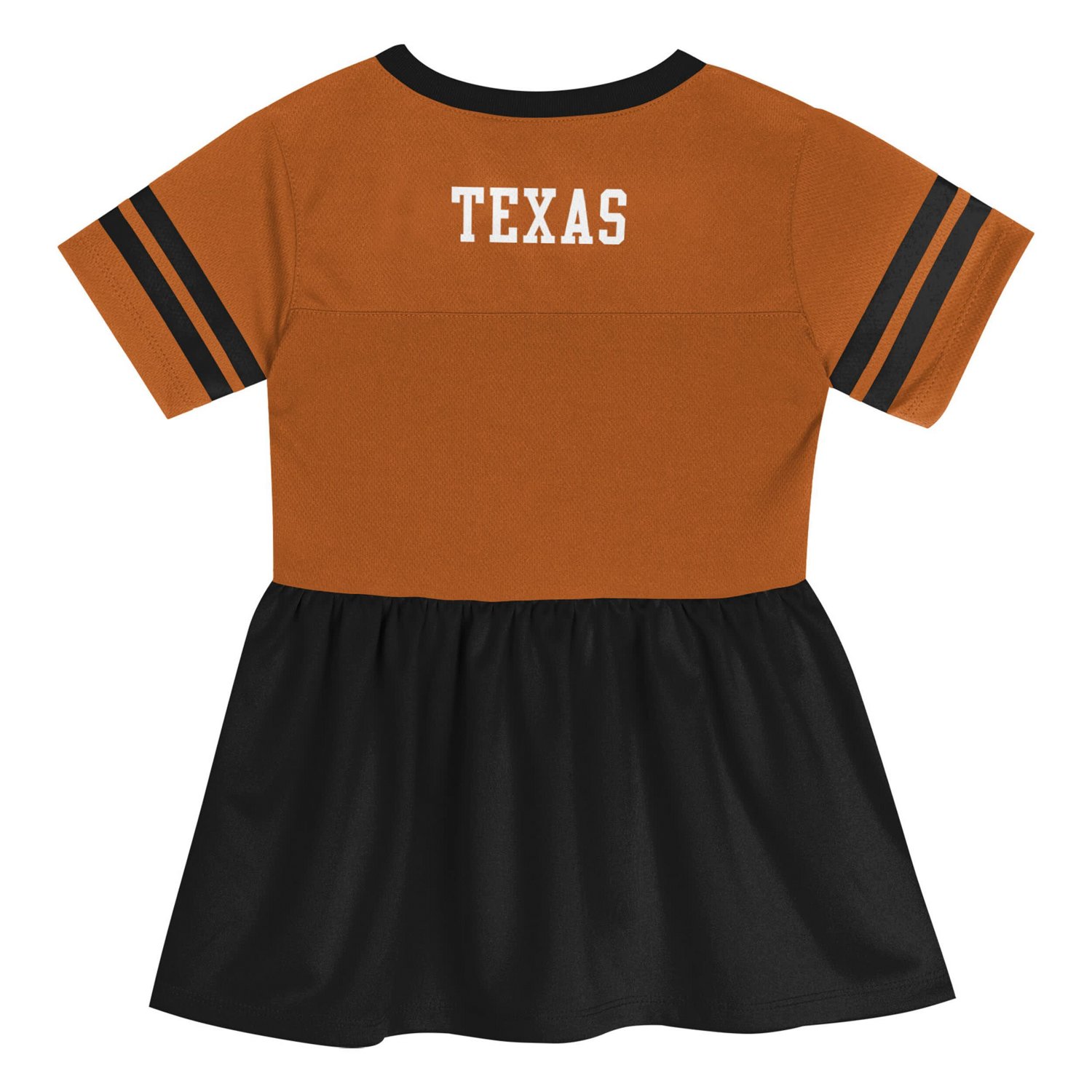 Girls Preschool Outerstuff Texas Black Texas Longhorns Stadium Lights Fashion Jersey Dress - view number 3