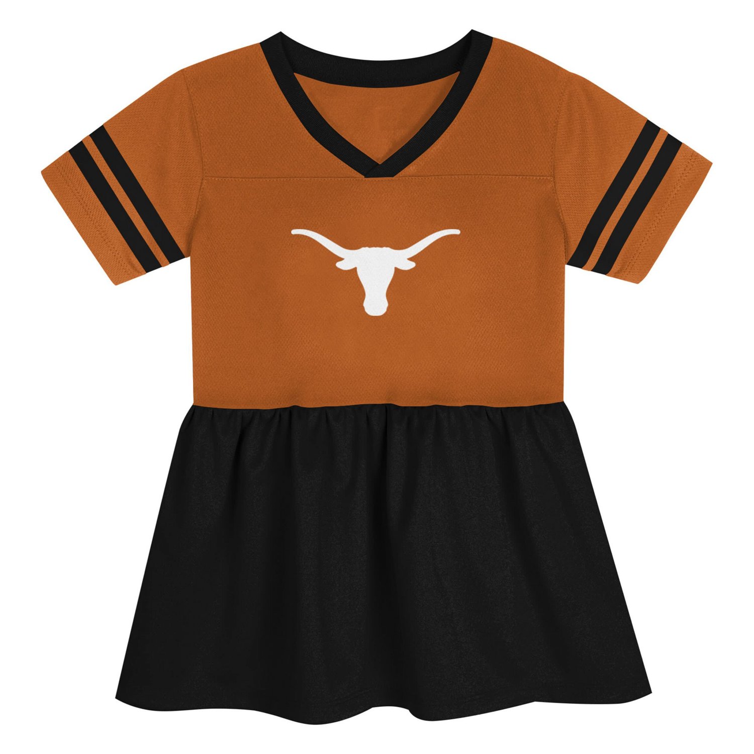 Girls Preschool Outerstuff Texas Black Longhorns Stadium Lights Fashion Jersey Dress