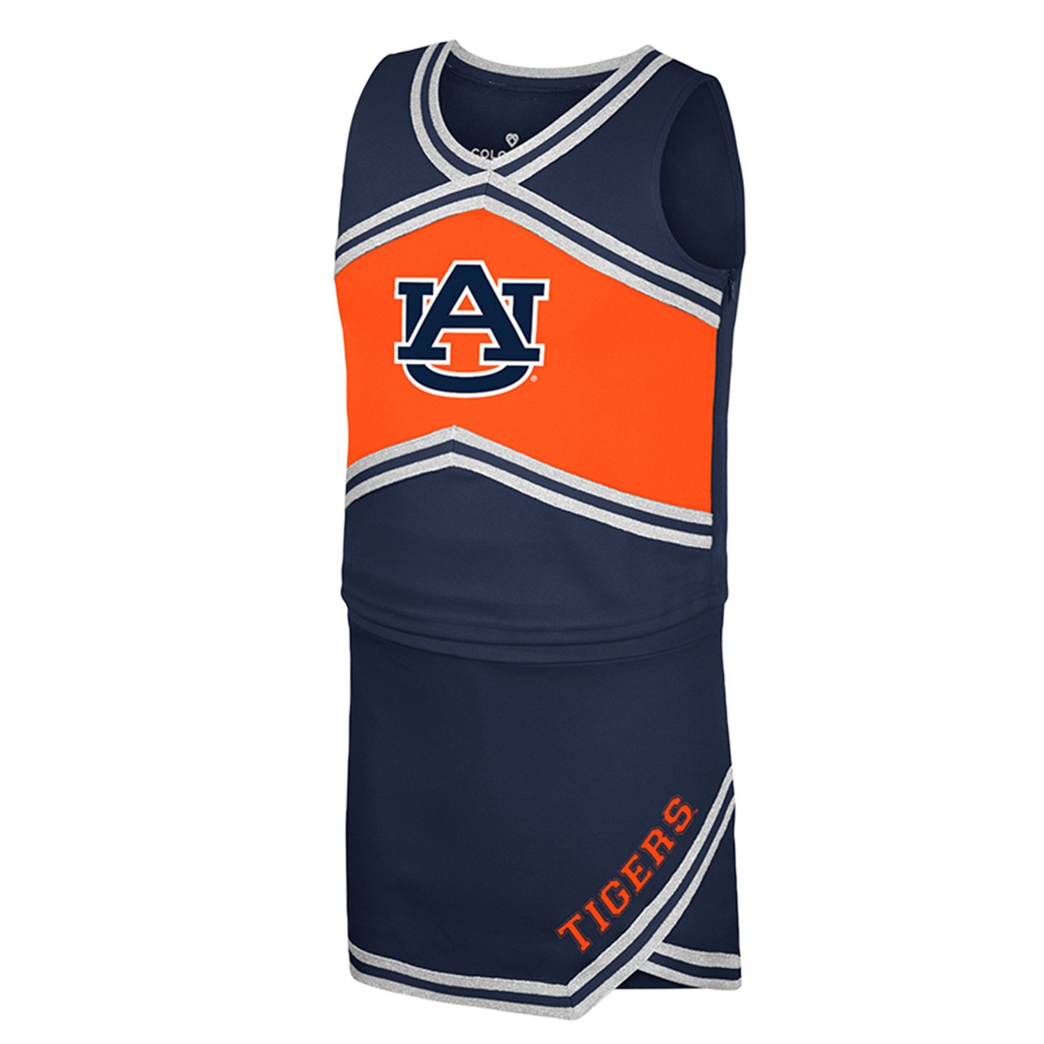 Girls Youth Colosseum Auburn Tigers Cheerleader Top  Skirt Set - view number 2