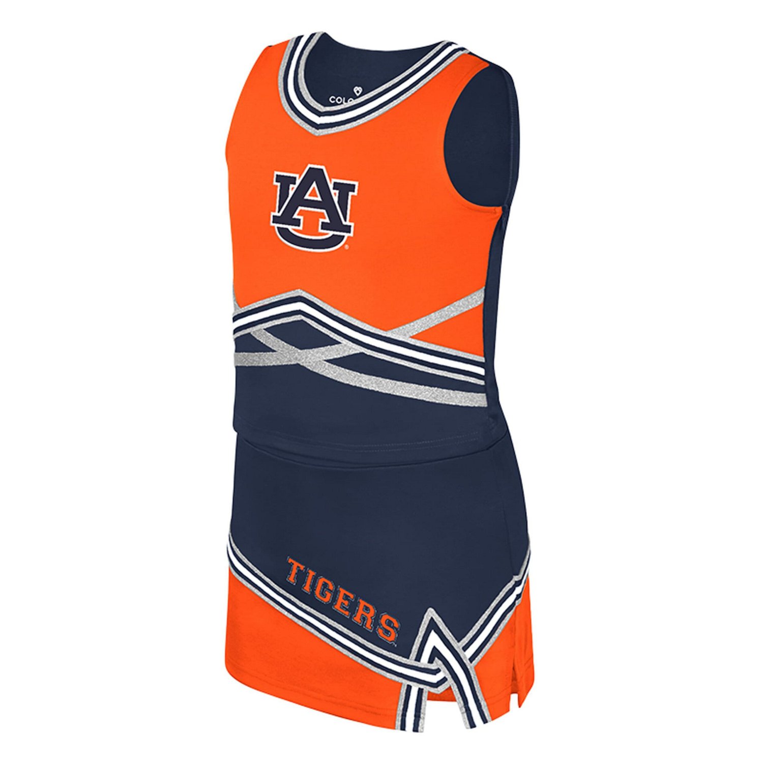 Girls Youth Colosseum Auburn Tigers Lollipop Park Cheer Two-Piece Set - view number 2