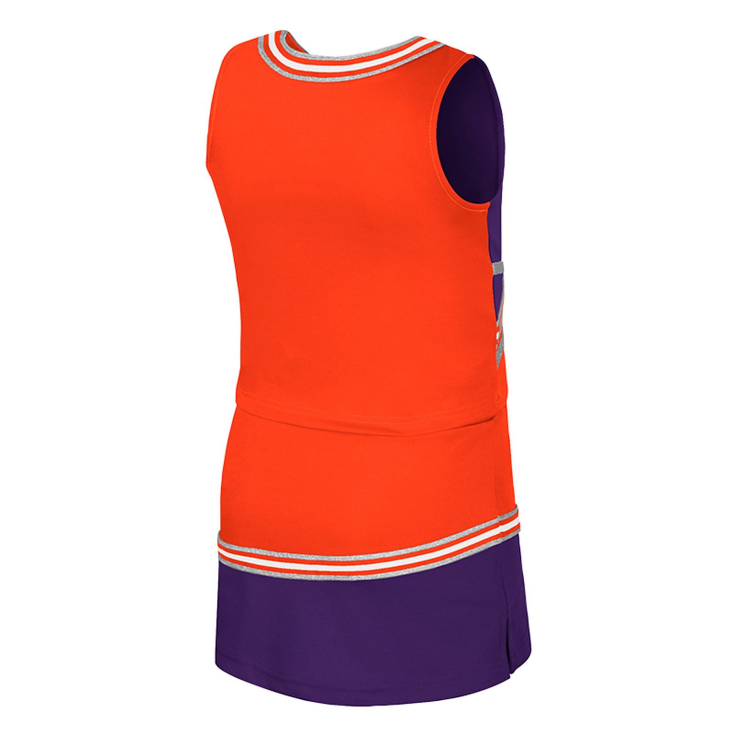 Girls Youth Colosseum Clemson Tigers Lollipop Park Cheer Two-Piece Set - view number 3
