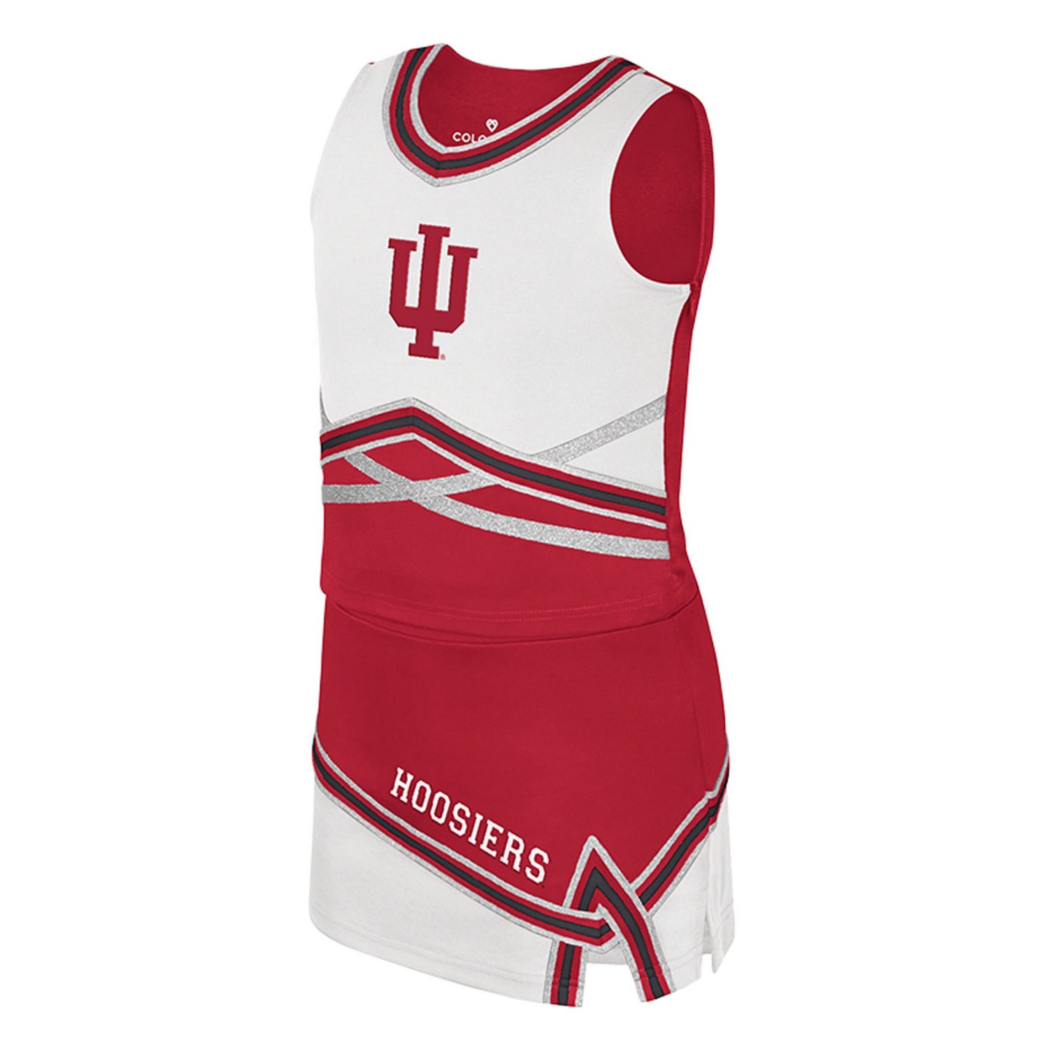 Girls Youth Colosseum Indiana Hoosiers Lollipop Park Cheer Two-Piece Set - view number 2