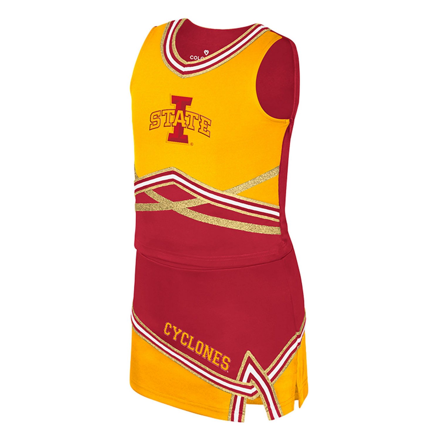 Girls Youth Colosseum Iowa State Cyclones Lollipop Park Cheer Two-Piece Set - view number 2