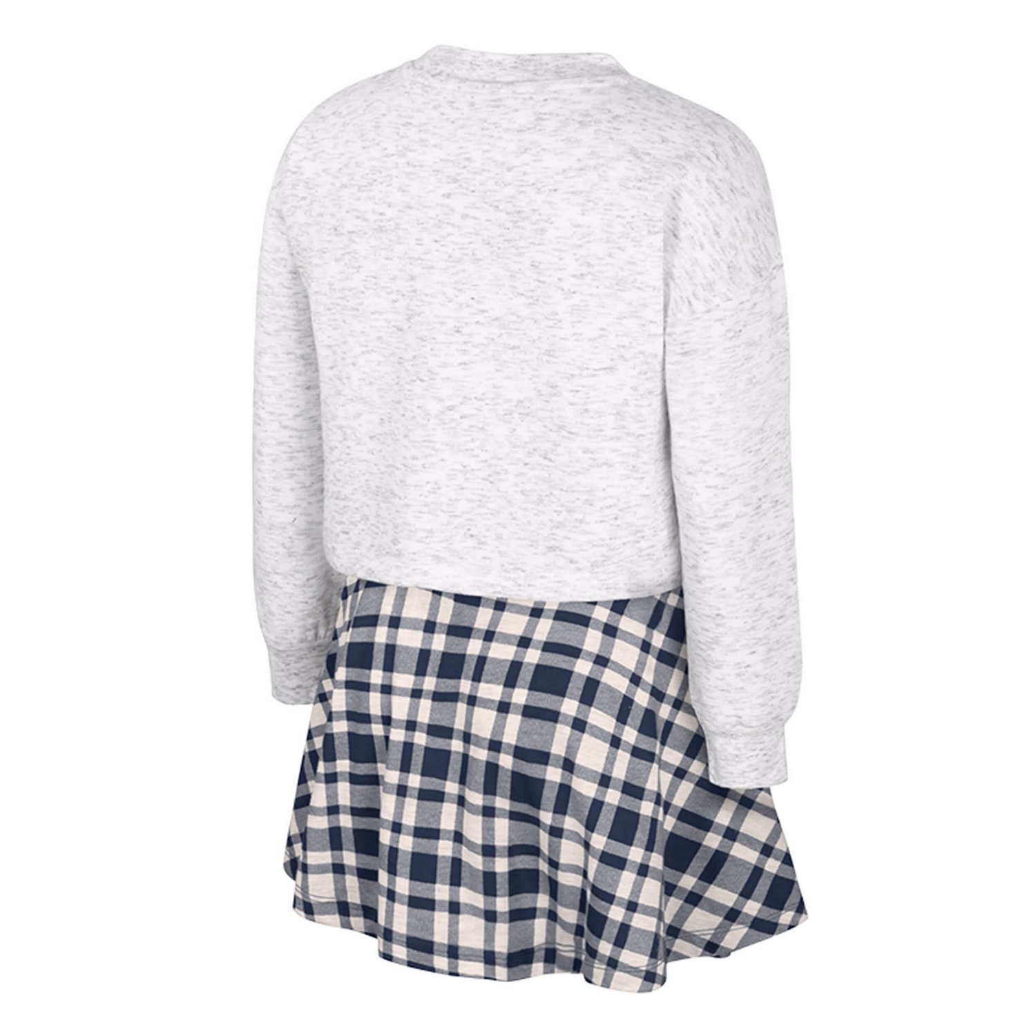 Girls Youth Colosseum Michigan Wolverines Marceline Plaid Skirt and Top Set - view number 3