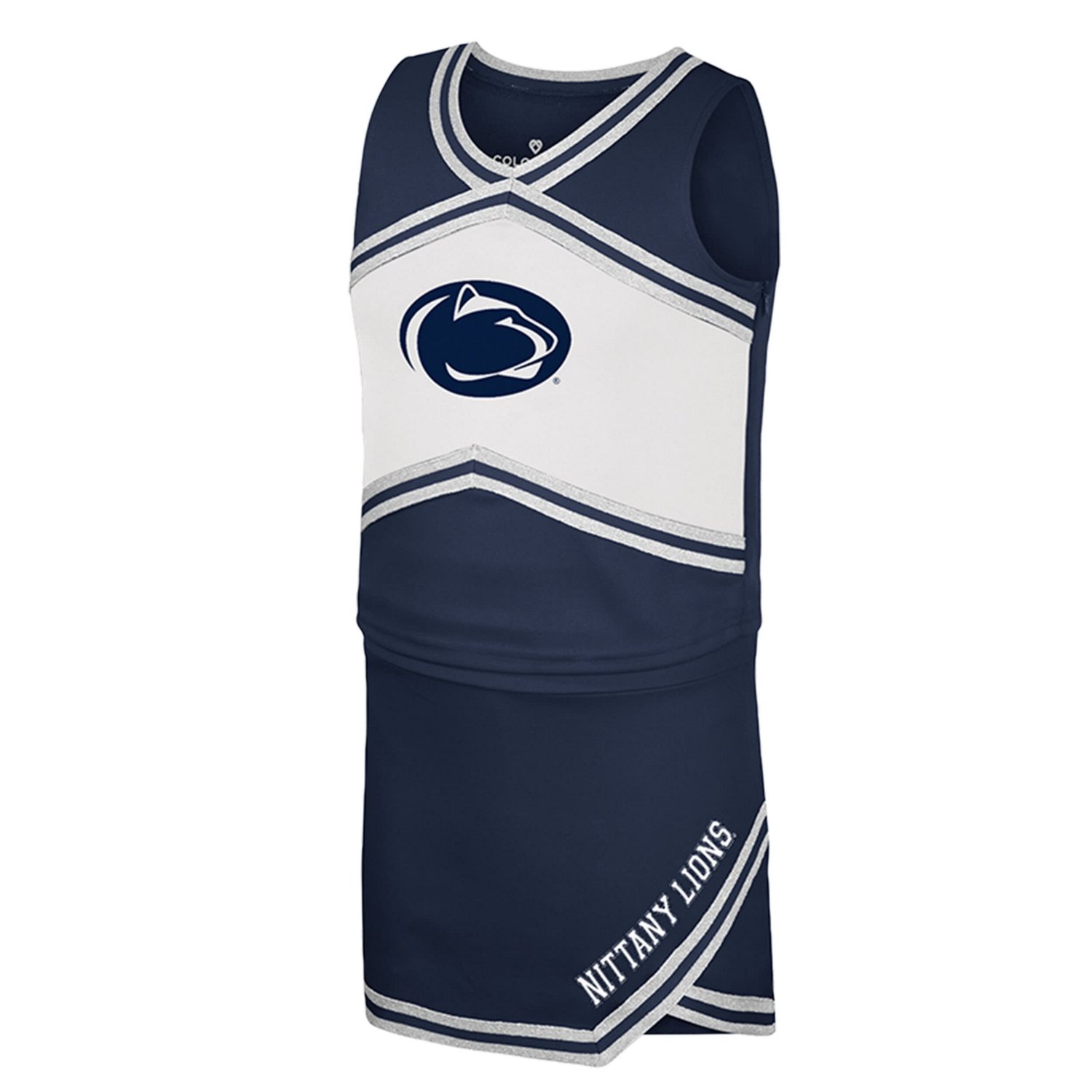 Girls Youth Colosseum Penn State Nittany Lions Cheerleader Top  Skirt Set - view number 2