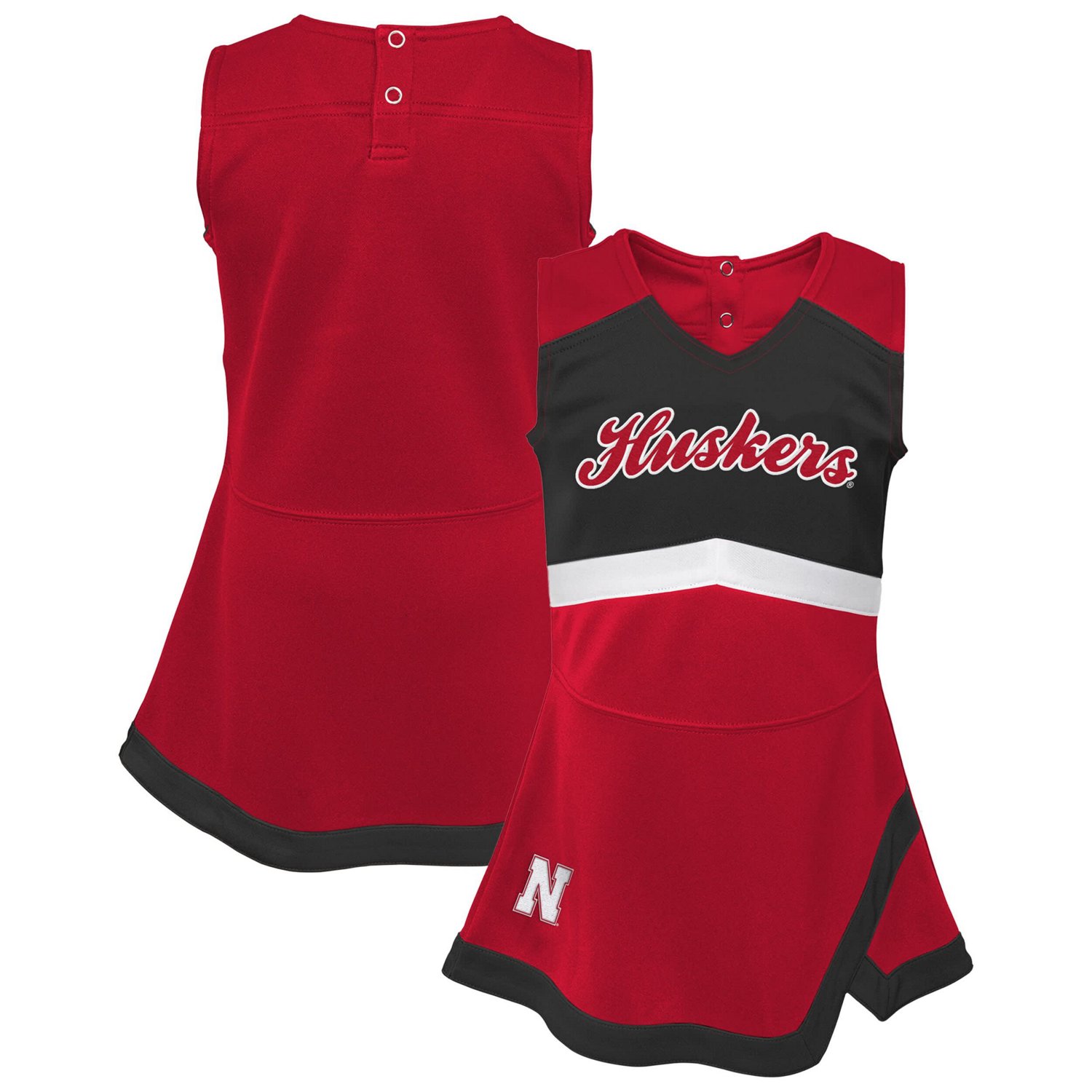 Girls Youth Nebraska Huskers Cheer Captain Jumper Dress