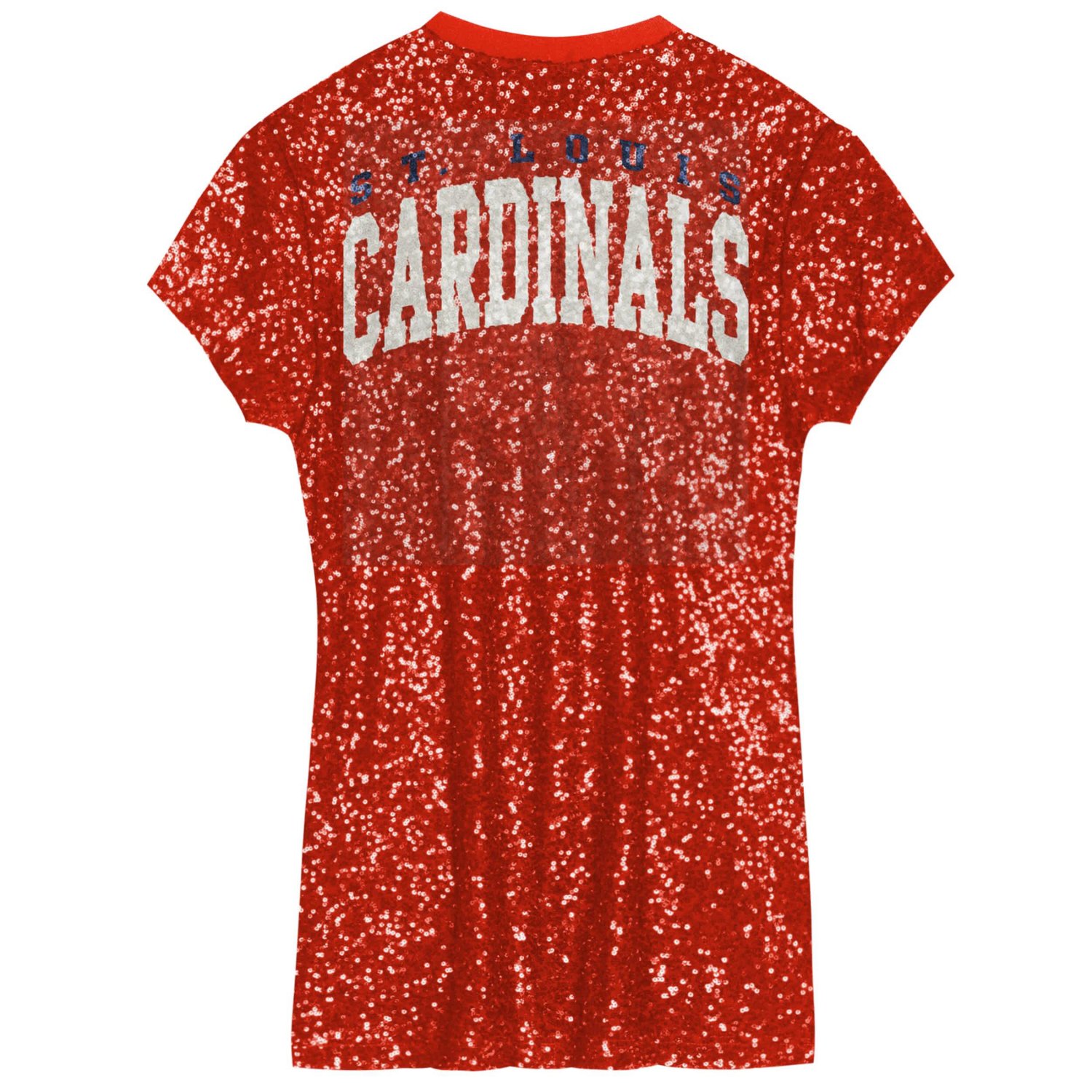 Girls Youth St Louis Cardinals Sequin V-Neck Dress - view number 3