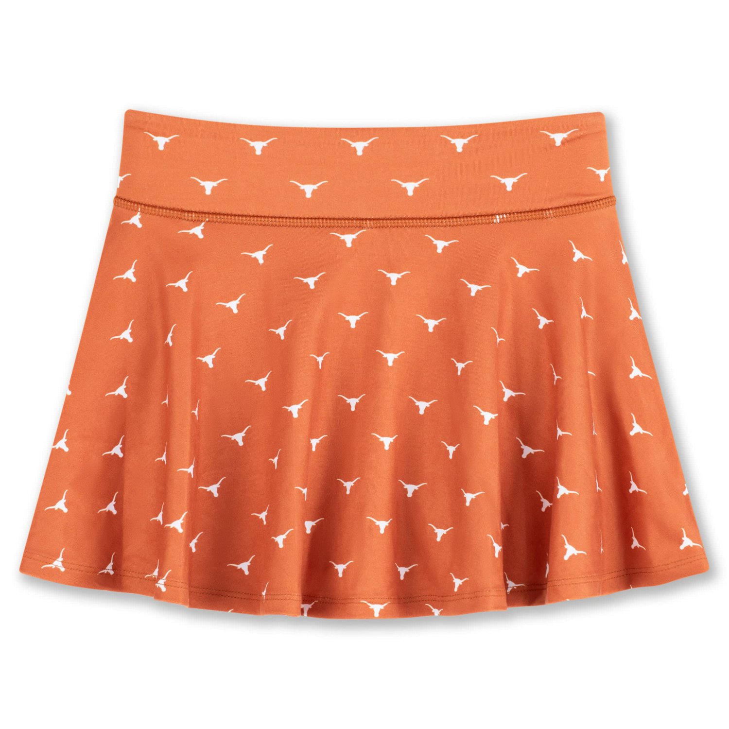 Girls Youth ZooZatz Texas Texas Longhorns All-Over Print Tennis Skort
