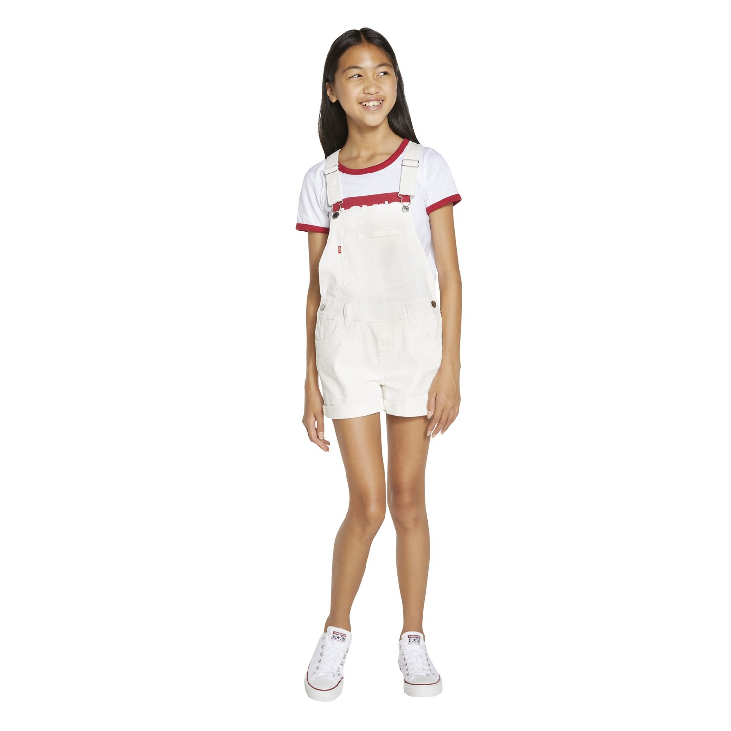 Levi's Girls' Shortall Romper - view number 6