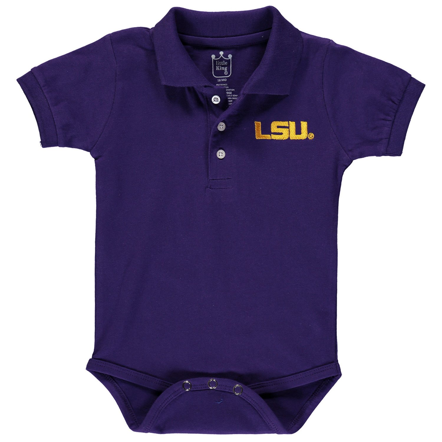 LSU Tigers Polo Bodysuit - view number 1