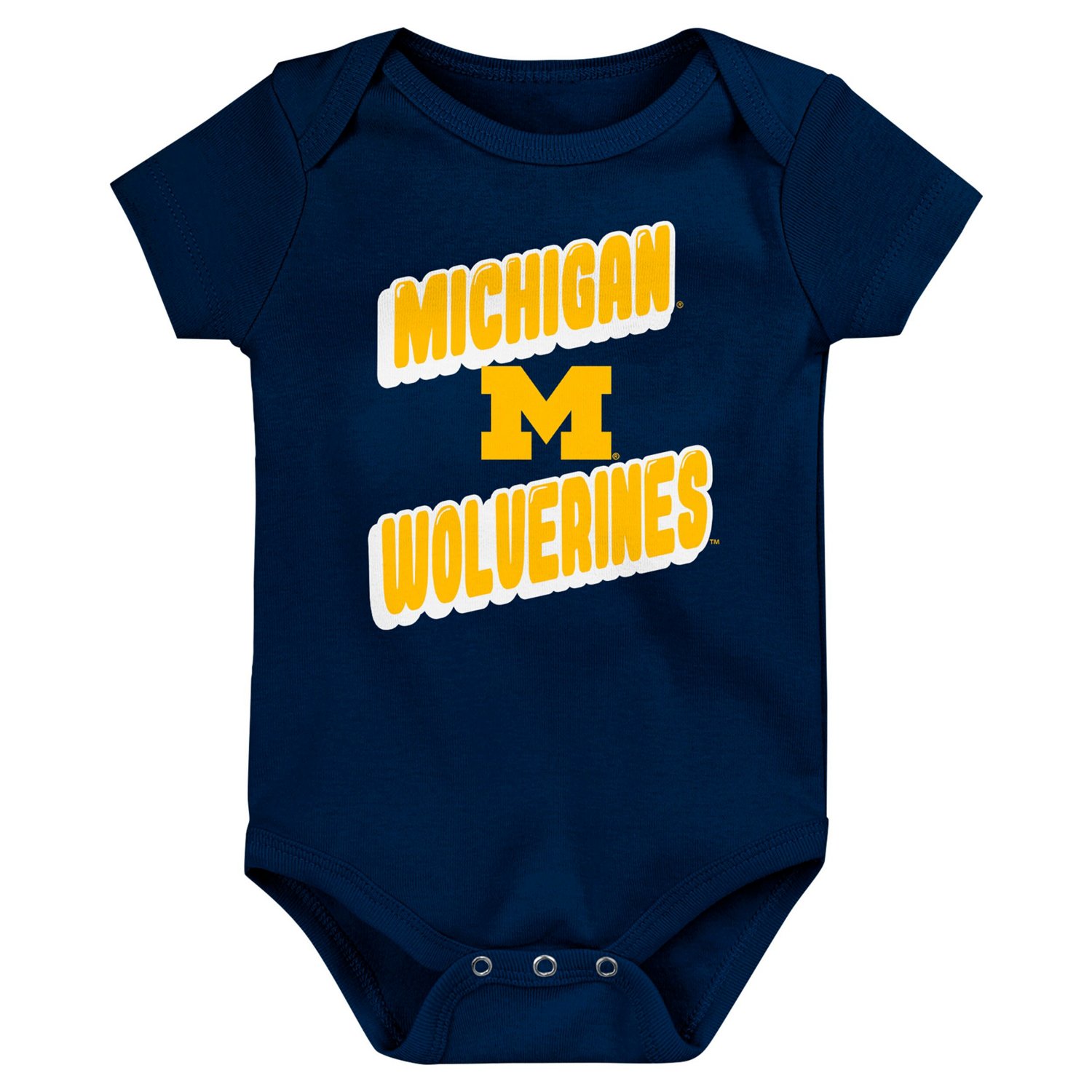 Michigan Wolverines Sunday Comics 3-Pack Bodysuit Set - view number 2