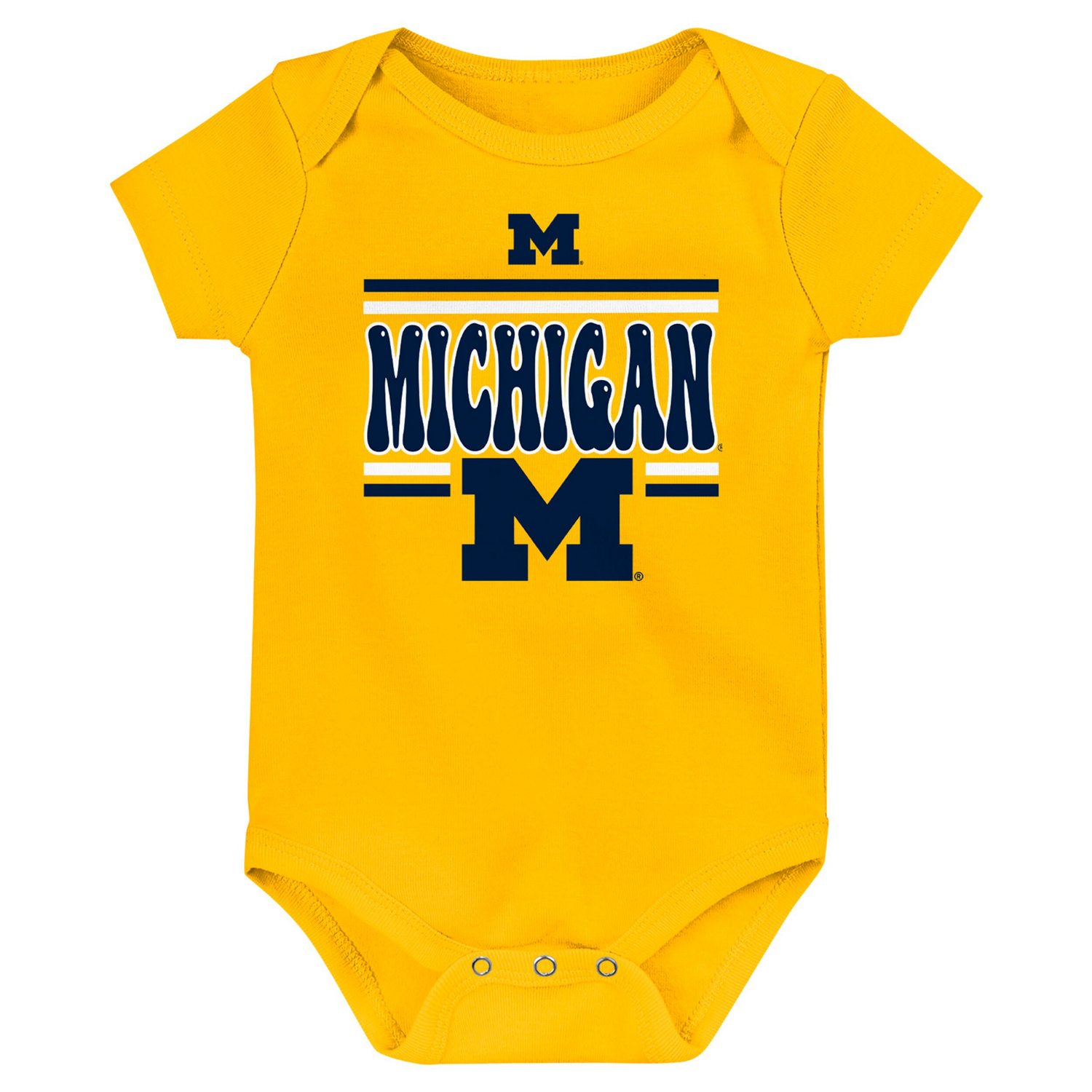 Michigan Wolverines Sunday Comics 3-Pack Bodysuit Set - view number 3