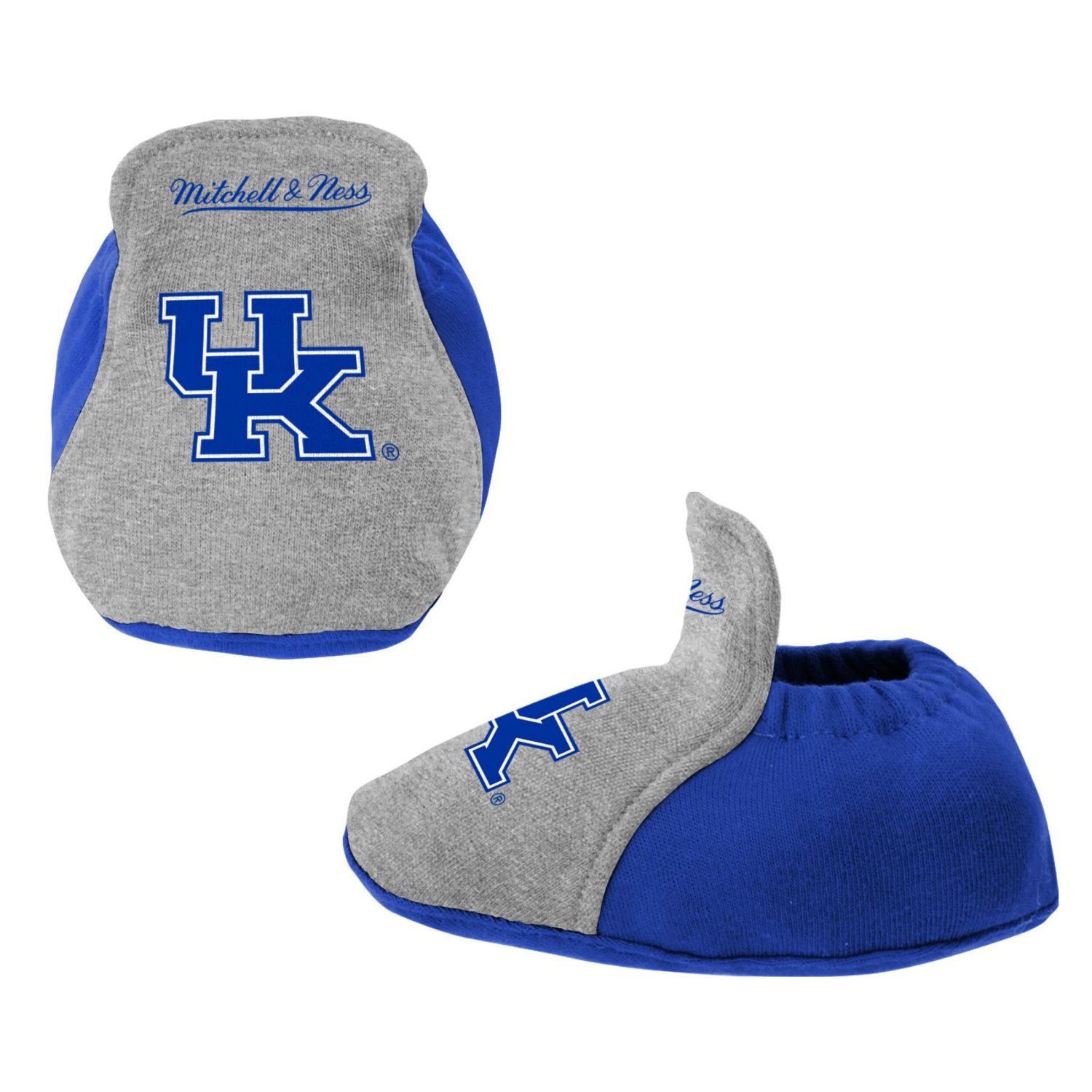 Mitchell  Ness Heather Gray Kentucky Wildcats 3-Pack Bodysuit Bib and Bootie Set